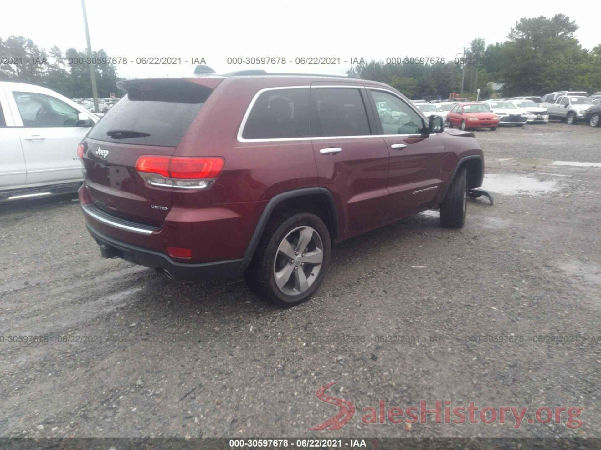 1C4RJFBGXGC404675 2016 JEEP GRAND CHEROKEE