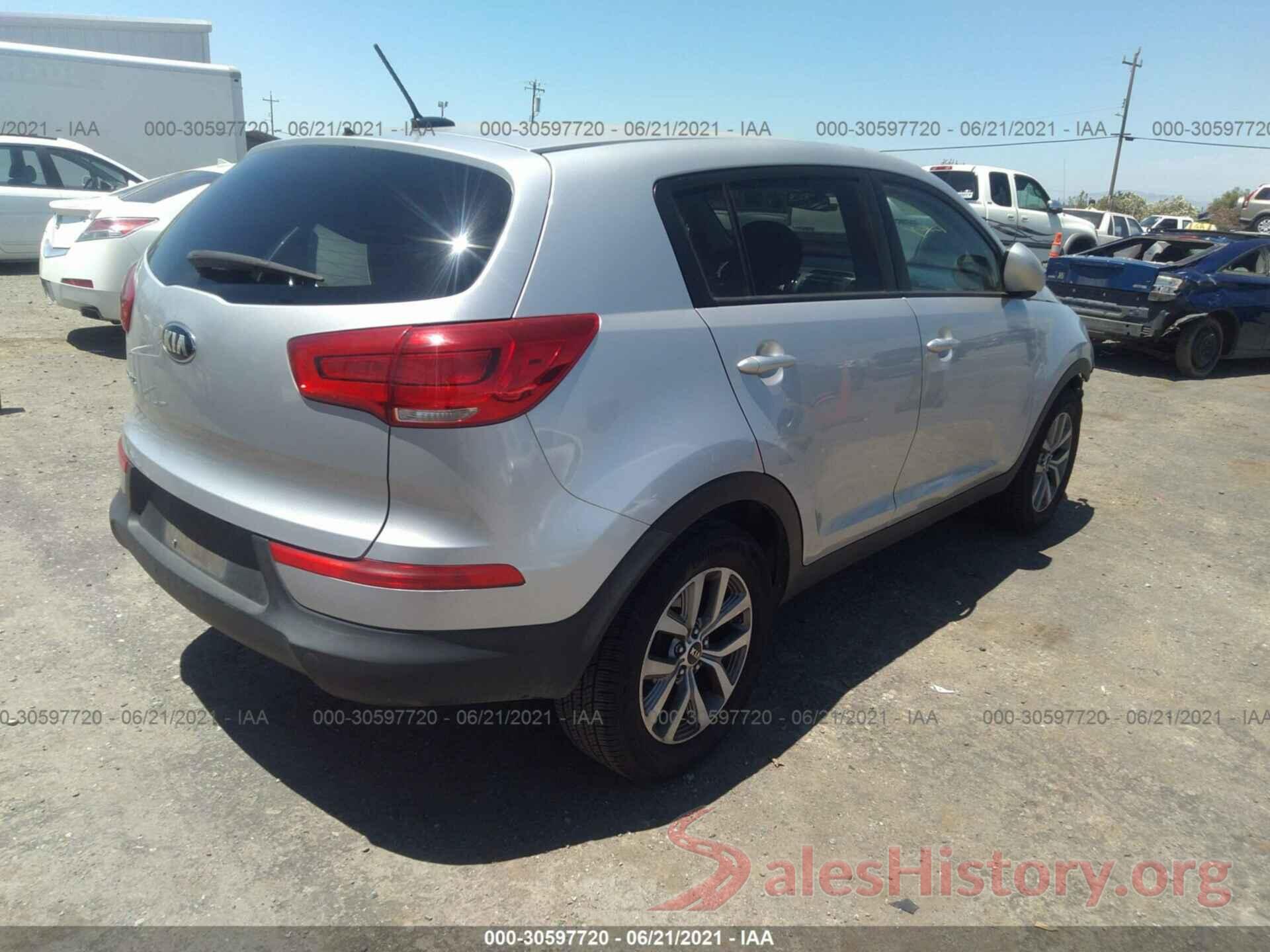 KNDPB3ACXG7832675 2016 KIA SPORTAGE