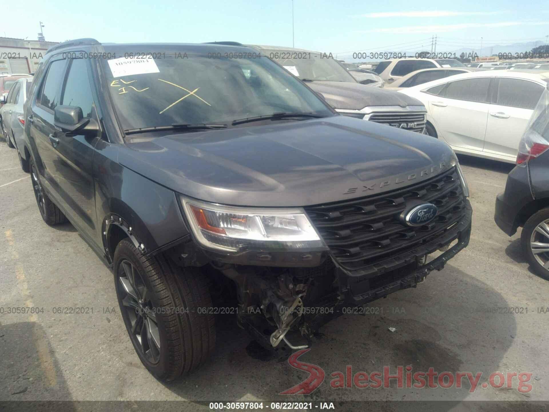 1FM5K7DH7HGC55266 2017 FORD EXPLORER