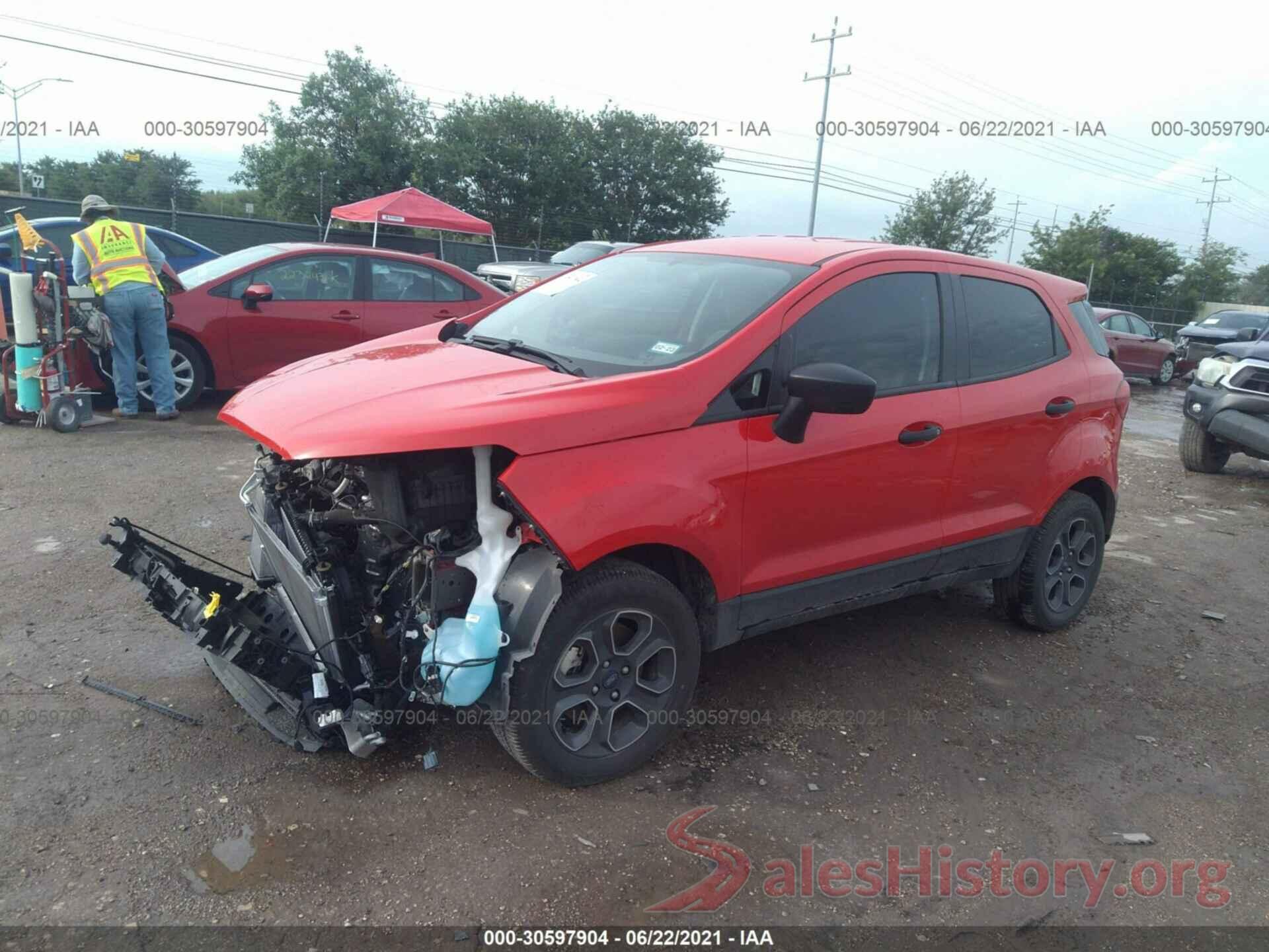 MAJ3S2FE5LC391502 2020 FORD ECOSPORT