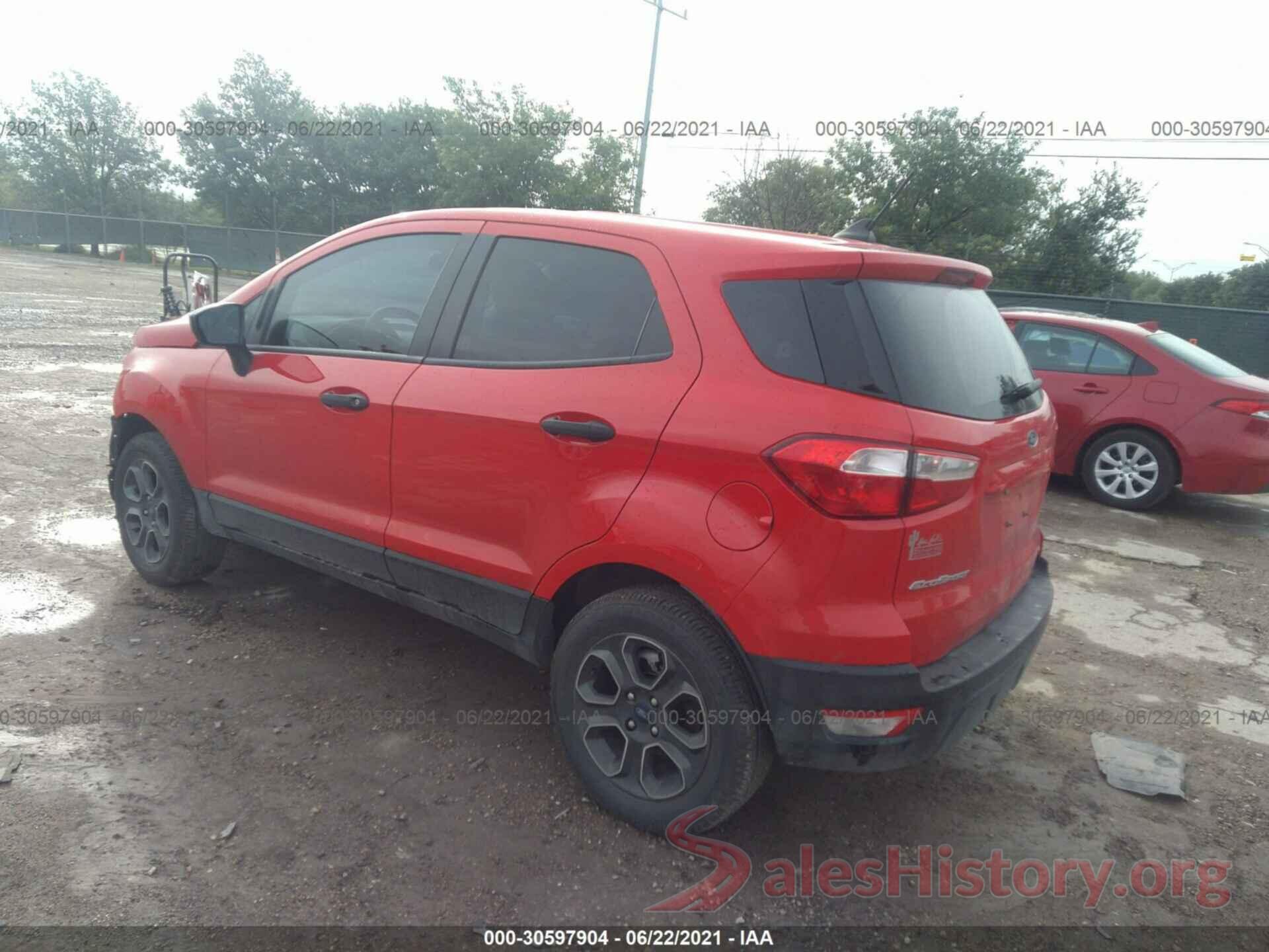 MAJ3S2FE5LC391502 2020 FORD ECOSPORT