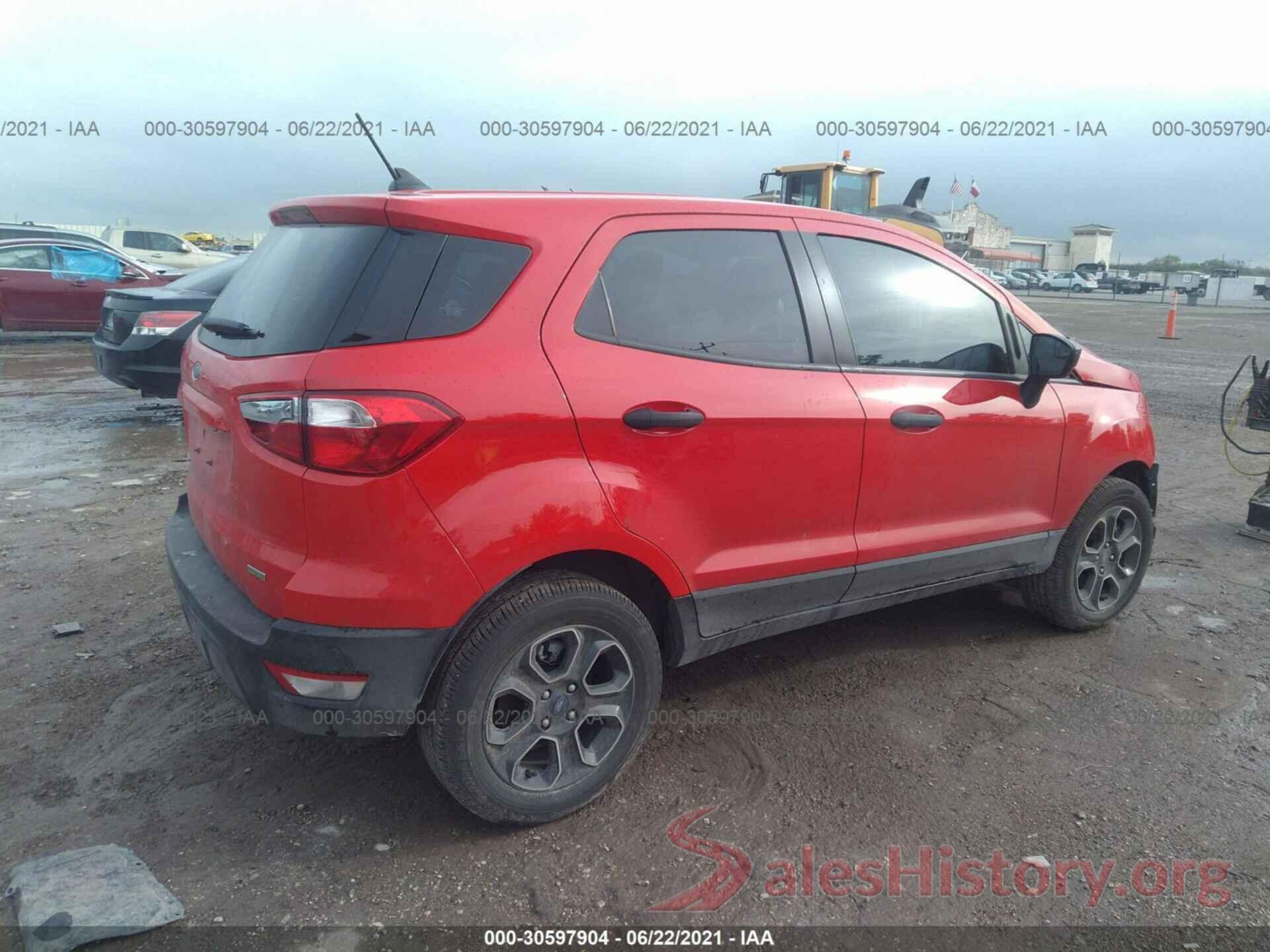 MAJ3S2FE5LC391502 2020 FORD ECOSPORT