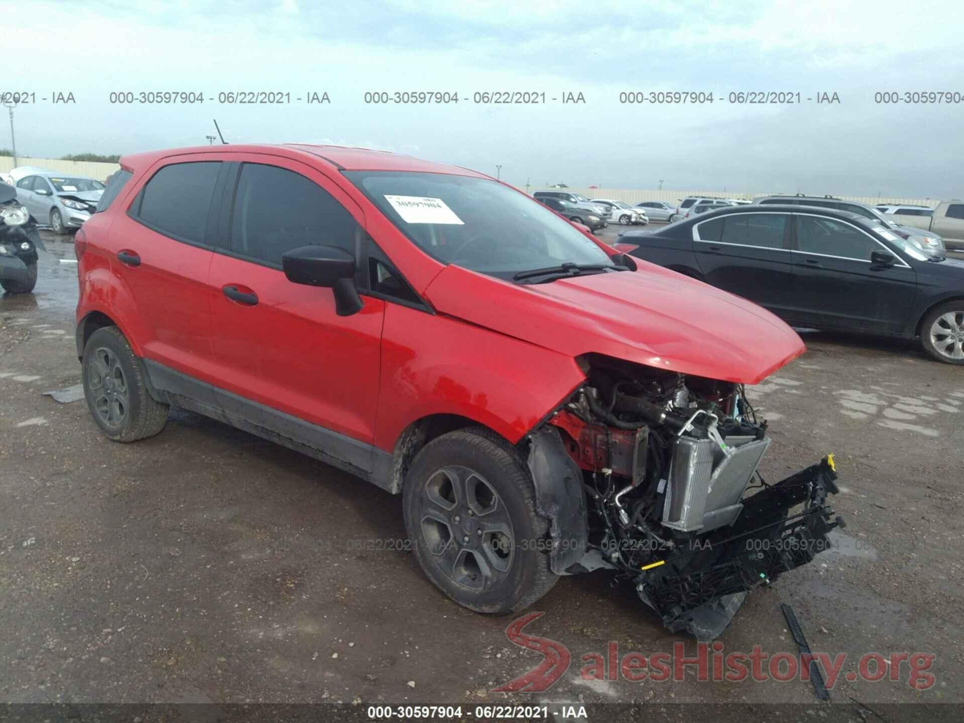 MAJ3S2FE5LC391502 2020 FORD ECOSPORT