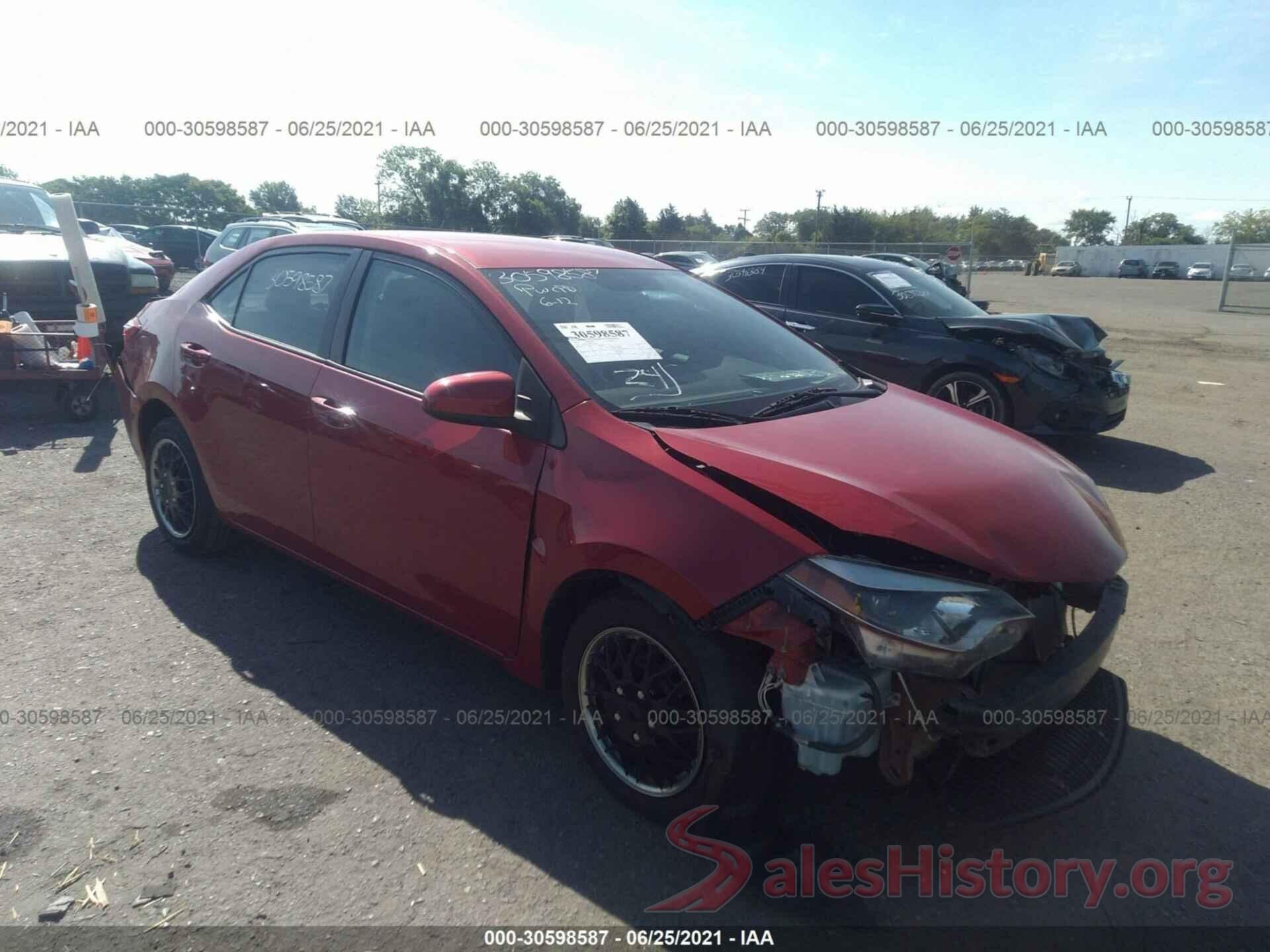 5YFBURHE8GP377824 2016 TOYOTA COROLLA