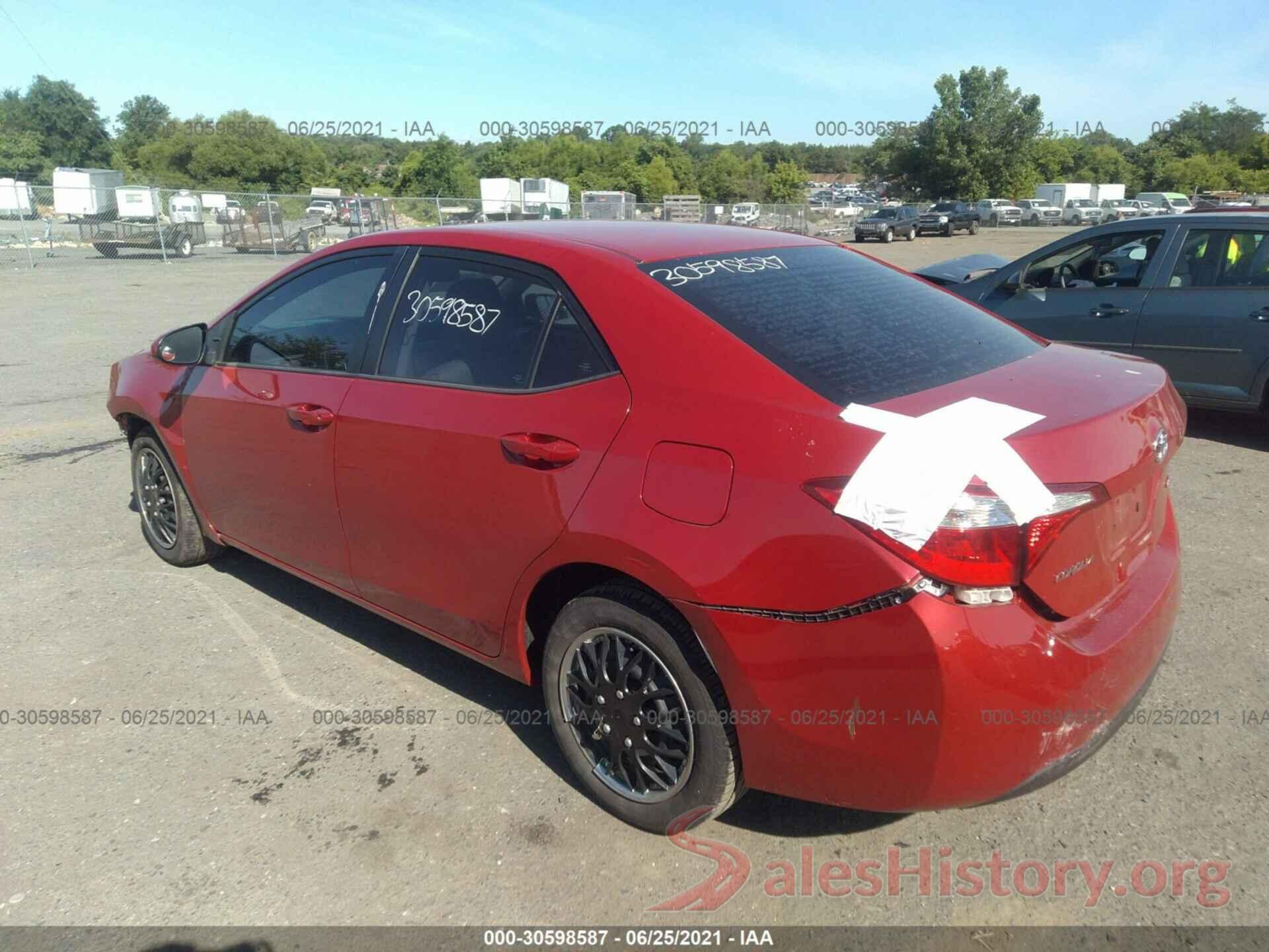 5YFBURHE8GP377824 2016 TOYOTA COROLLA