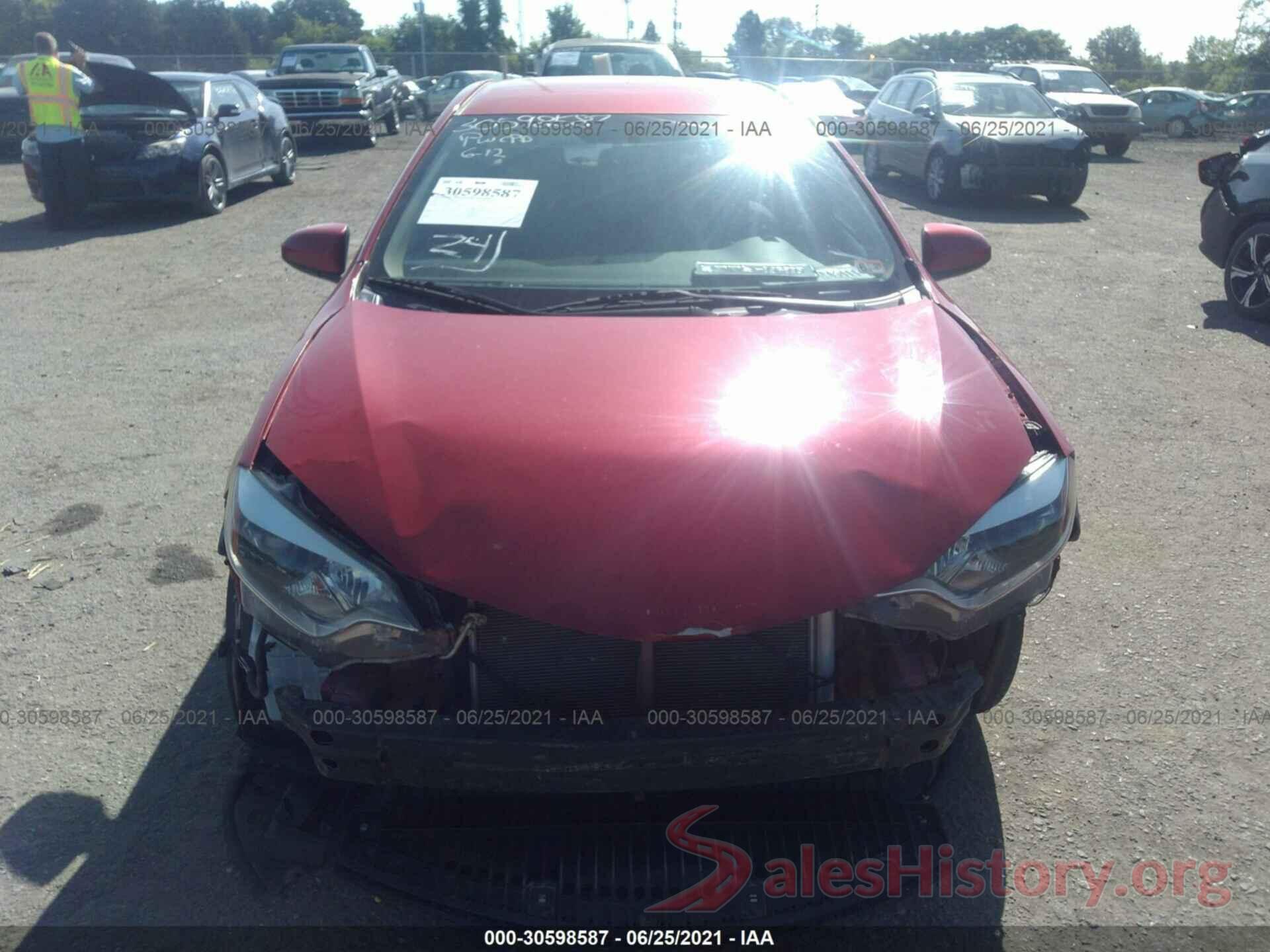 5YFBURHE8GP377824 2016 TOYOTA COROLLA