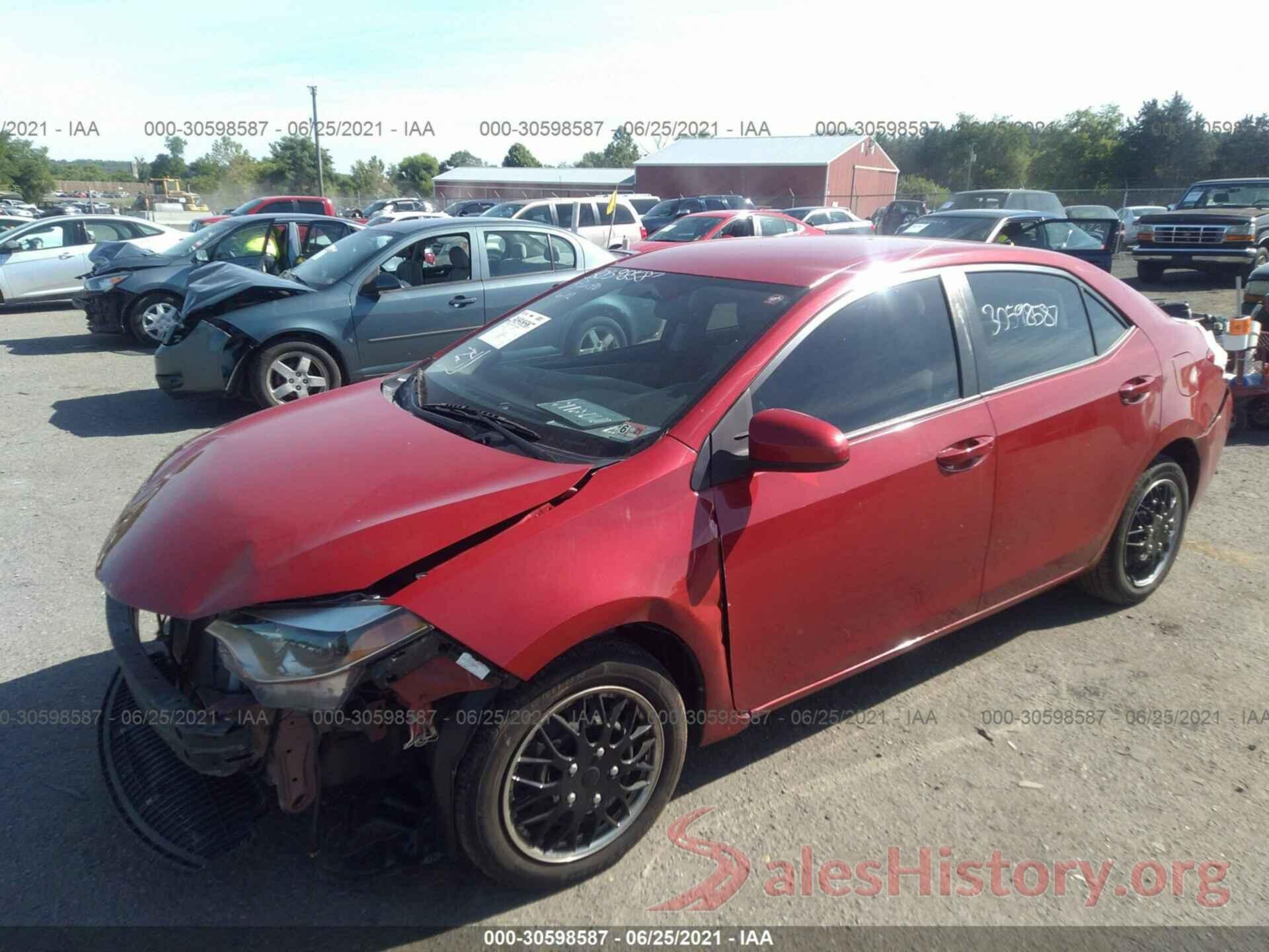 5YFBURHE8GP377824 2016 TOYOTA COROLLA