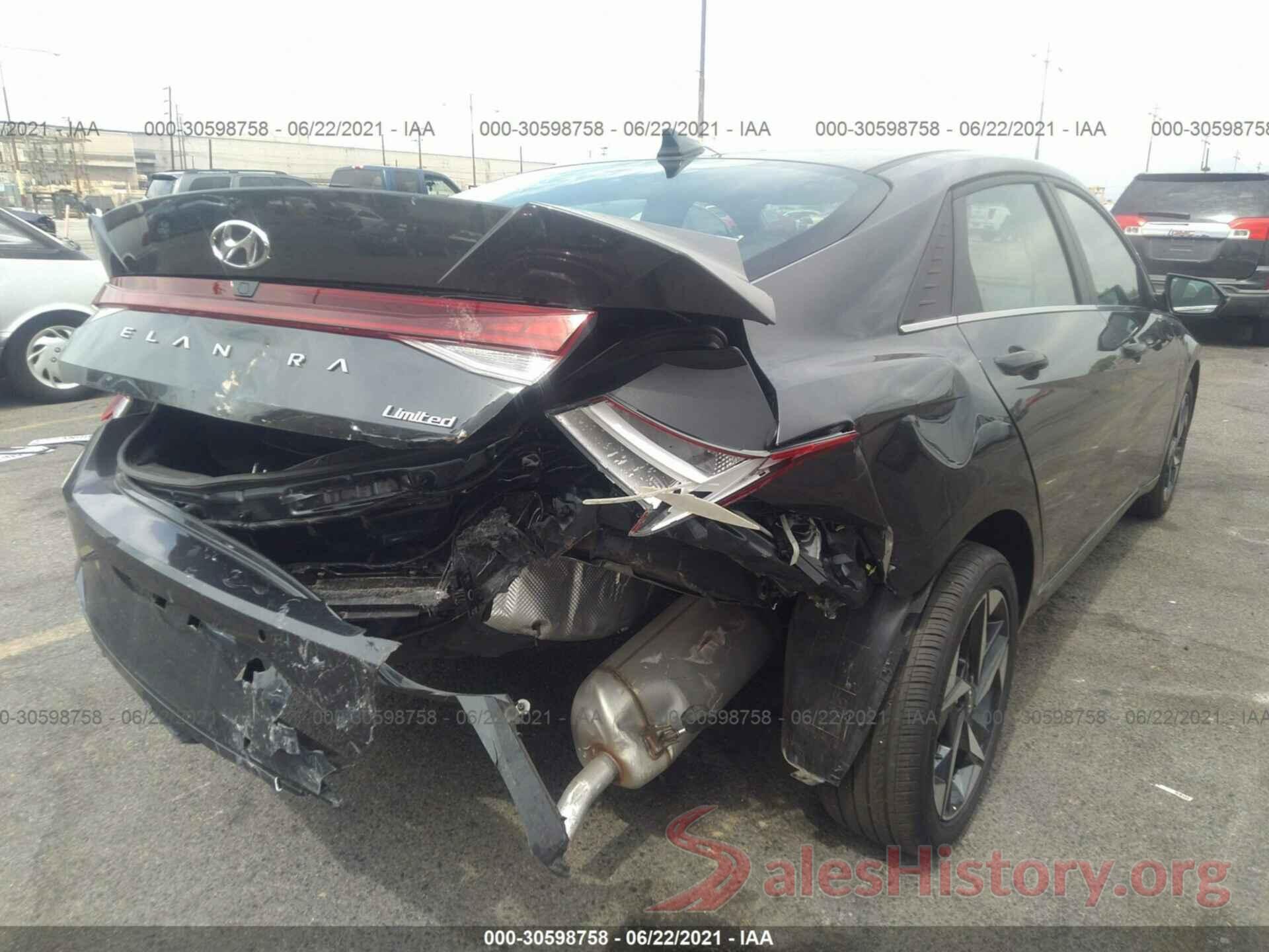 5NPLP4AG0MH015747 2021 HYUNDAI ELANTRA