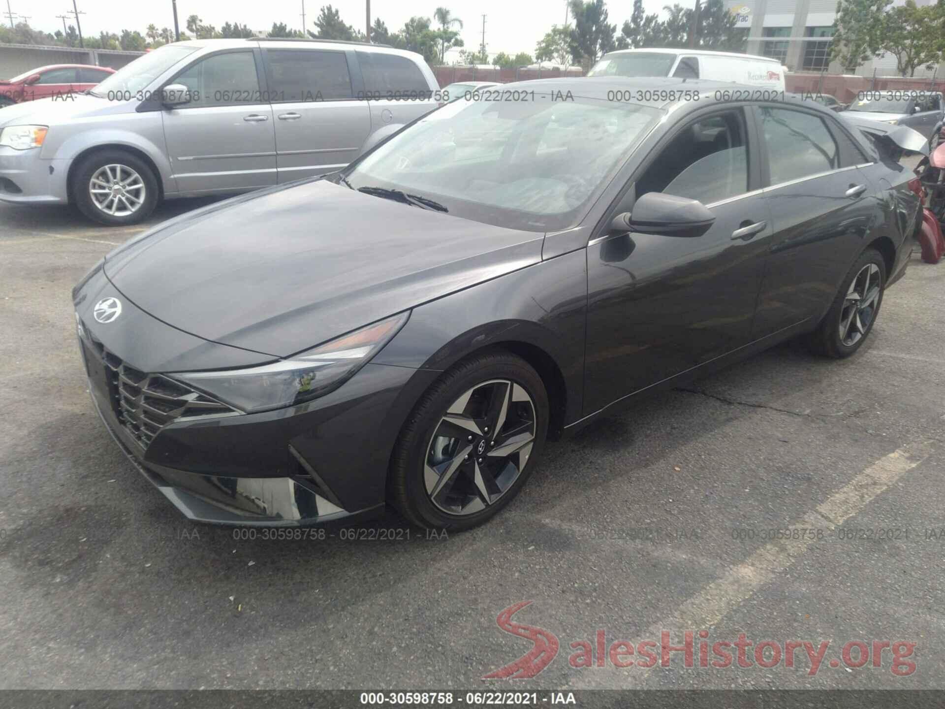 5NPLP4AG0MH015747 2021 HYUNDAI ELANTRA