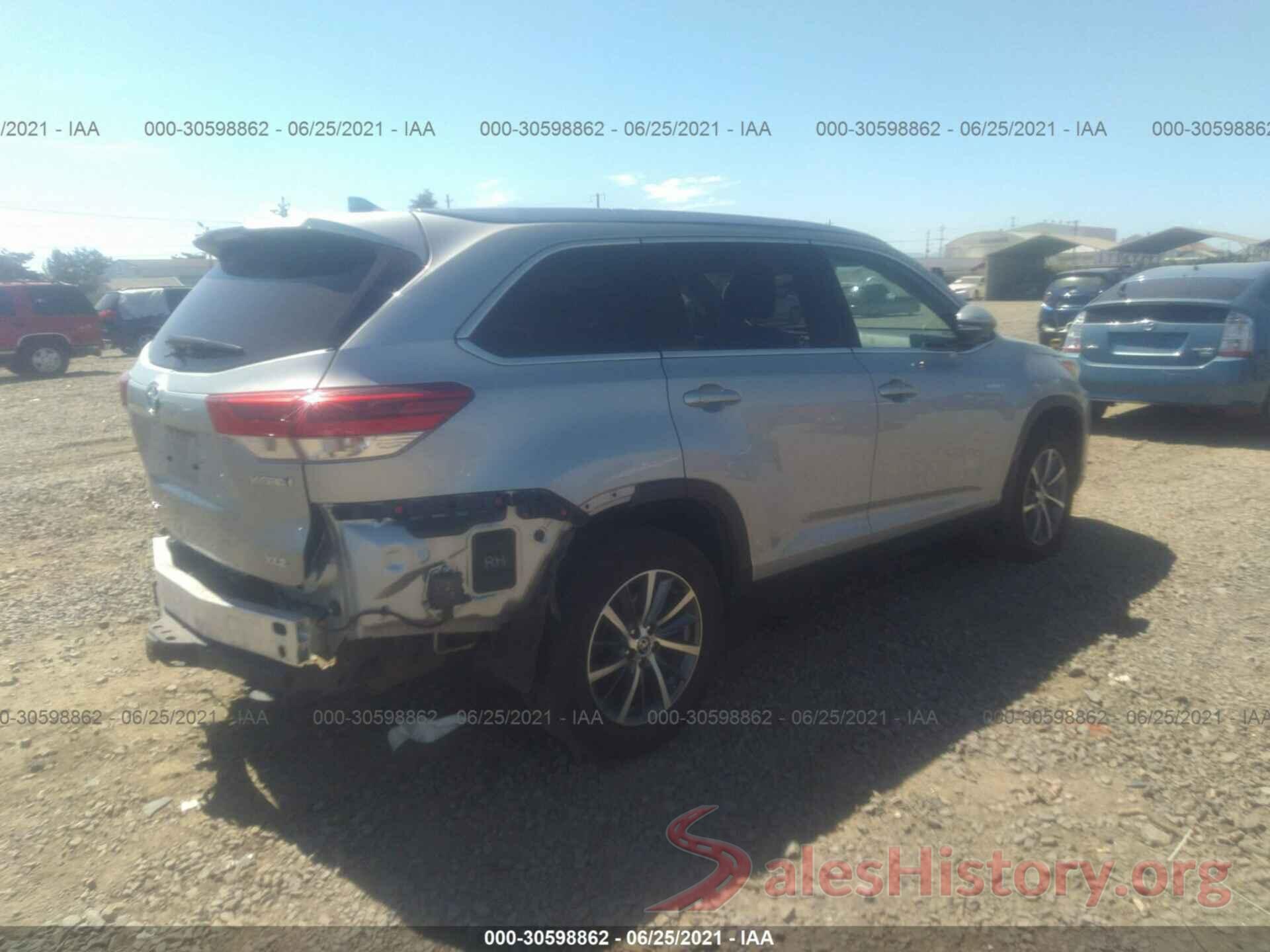 5TDJGRFH5KS062849 2019 TOYOTA HIGHLANDER