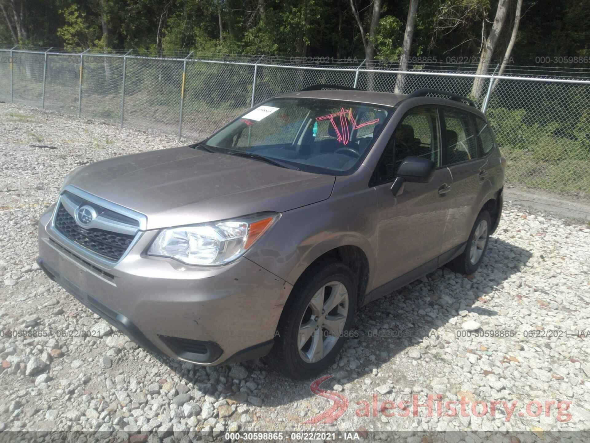 JF2SJABC7GH421052 2016 SUBARU FORESTER