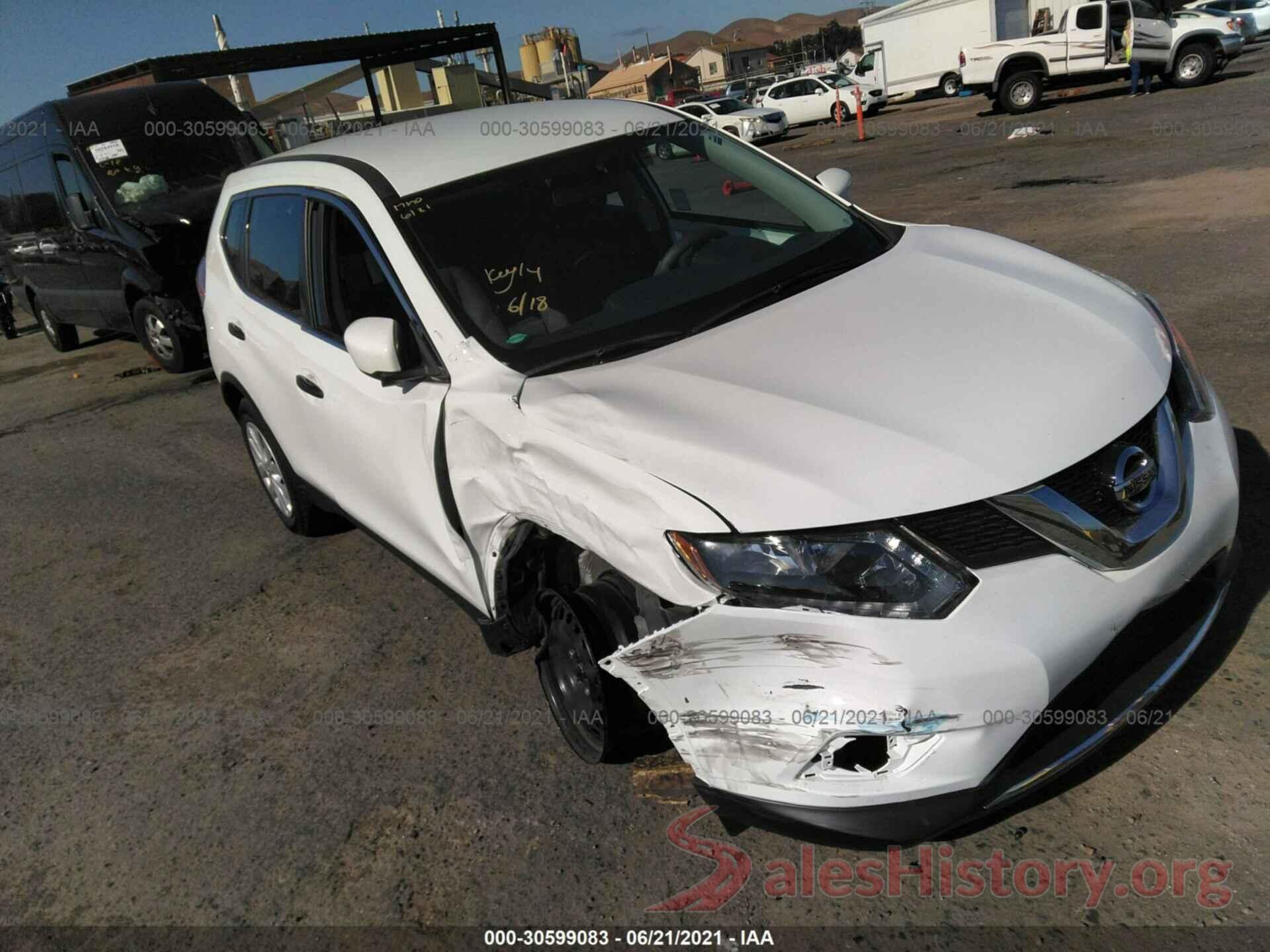 KNMAT2MTXGP674718 2016 NISSAN ROGUE