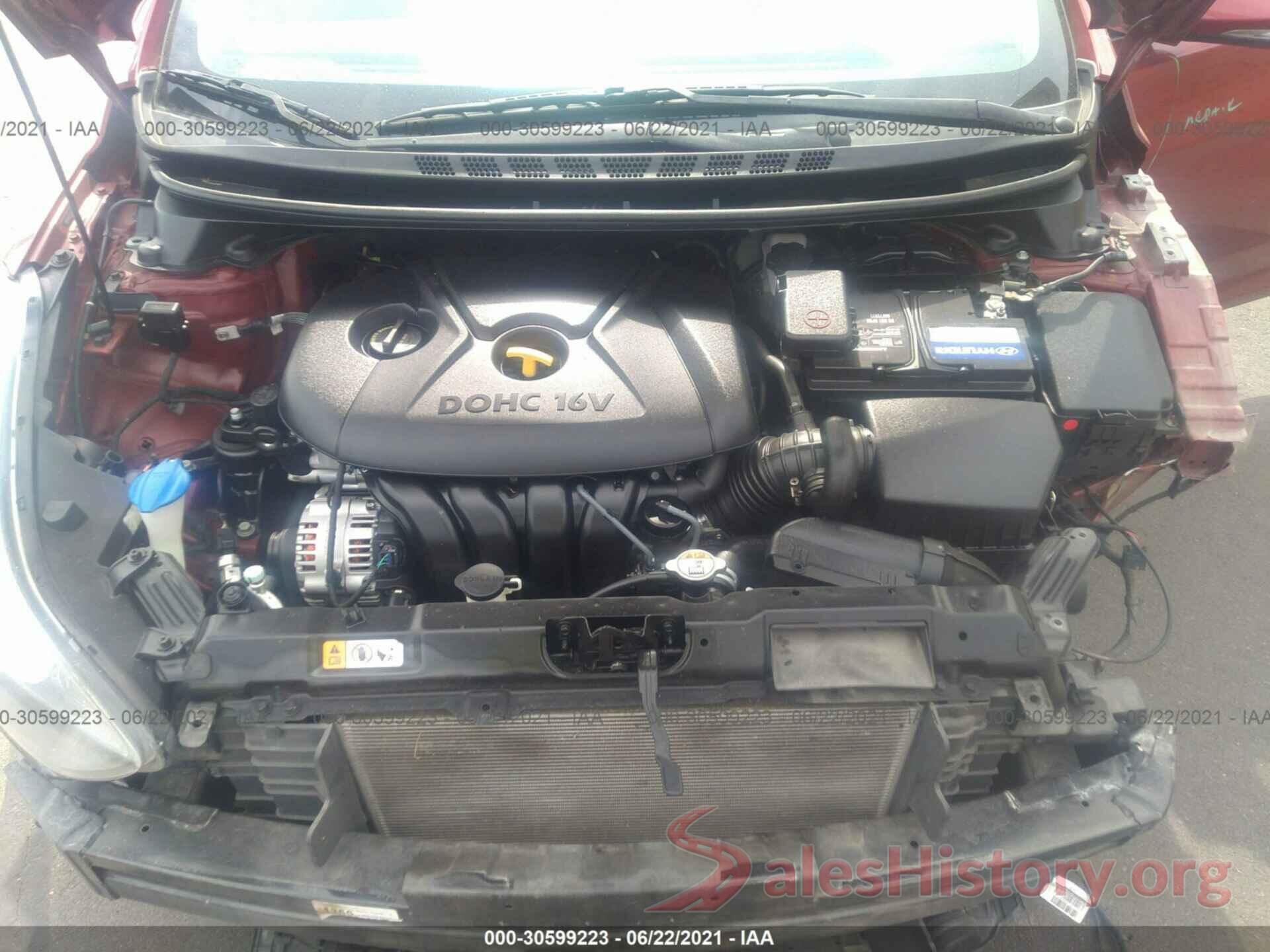 5NPDH4AE3GH668626 2016 HYUNDAI ELANTRA