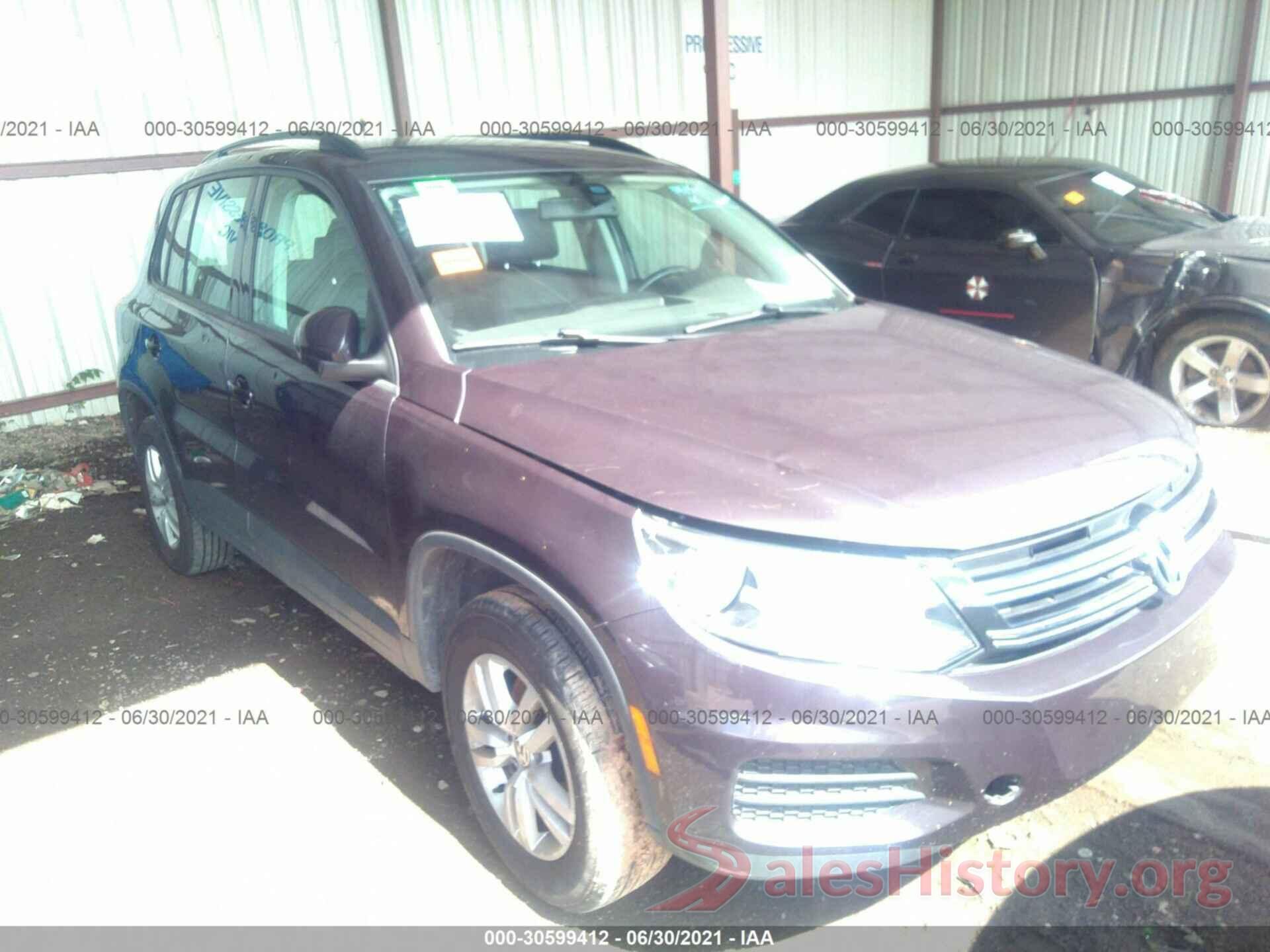 WVGBV7AX9GW550136 2016 VOLKSWAGEN TIGUAN