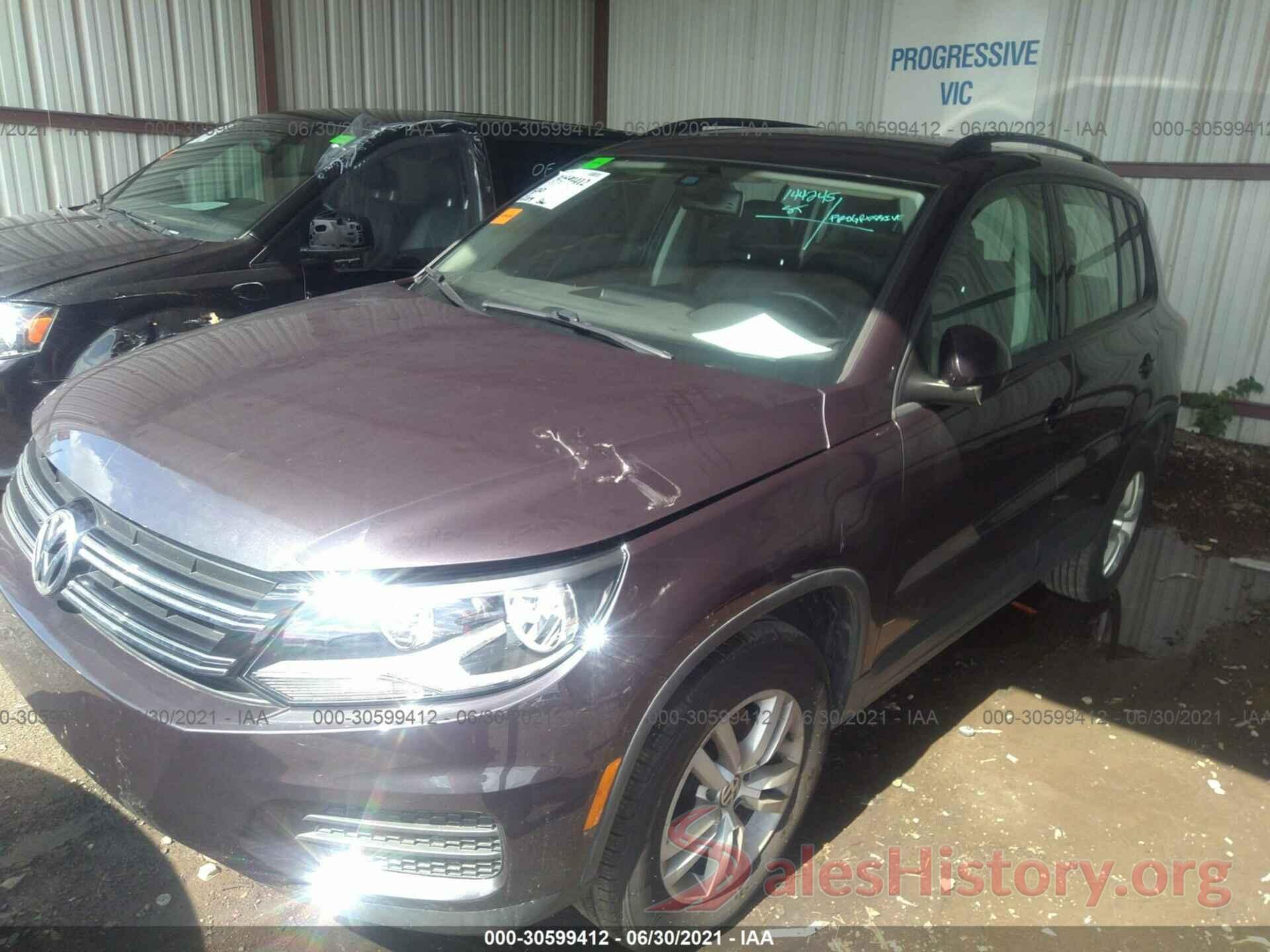 WVGBV7AX9GW550136 2016 VOLKSWAGEN TIGUAN