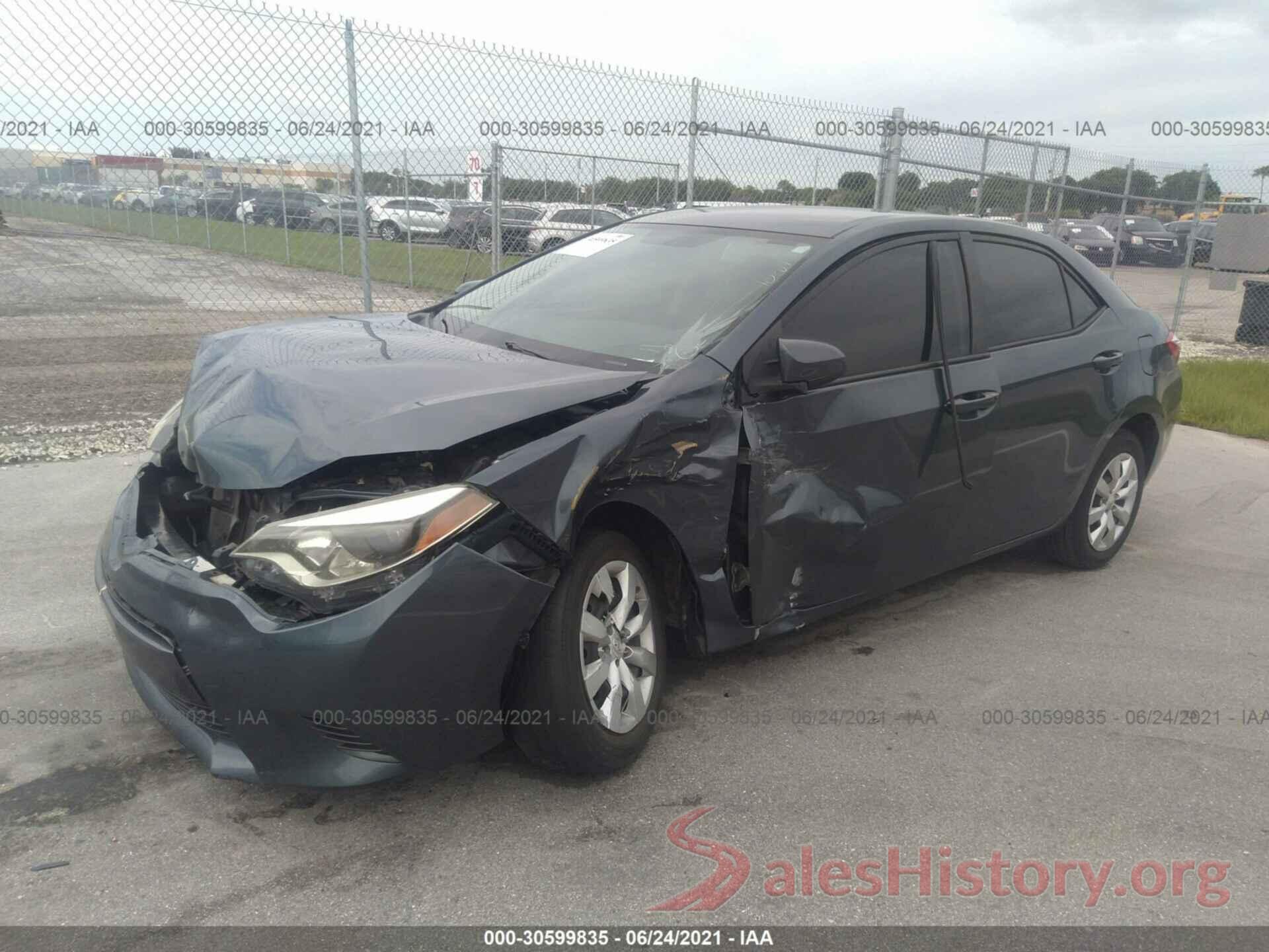 5YFBURHE1GP369399 2016 TOYOTA COROLLA