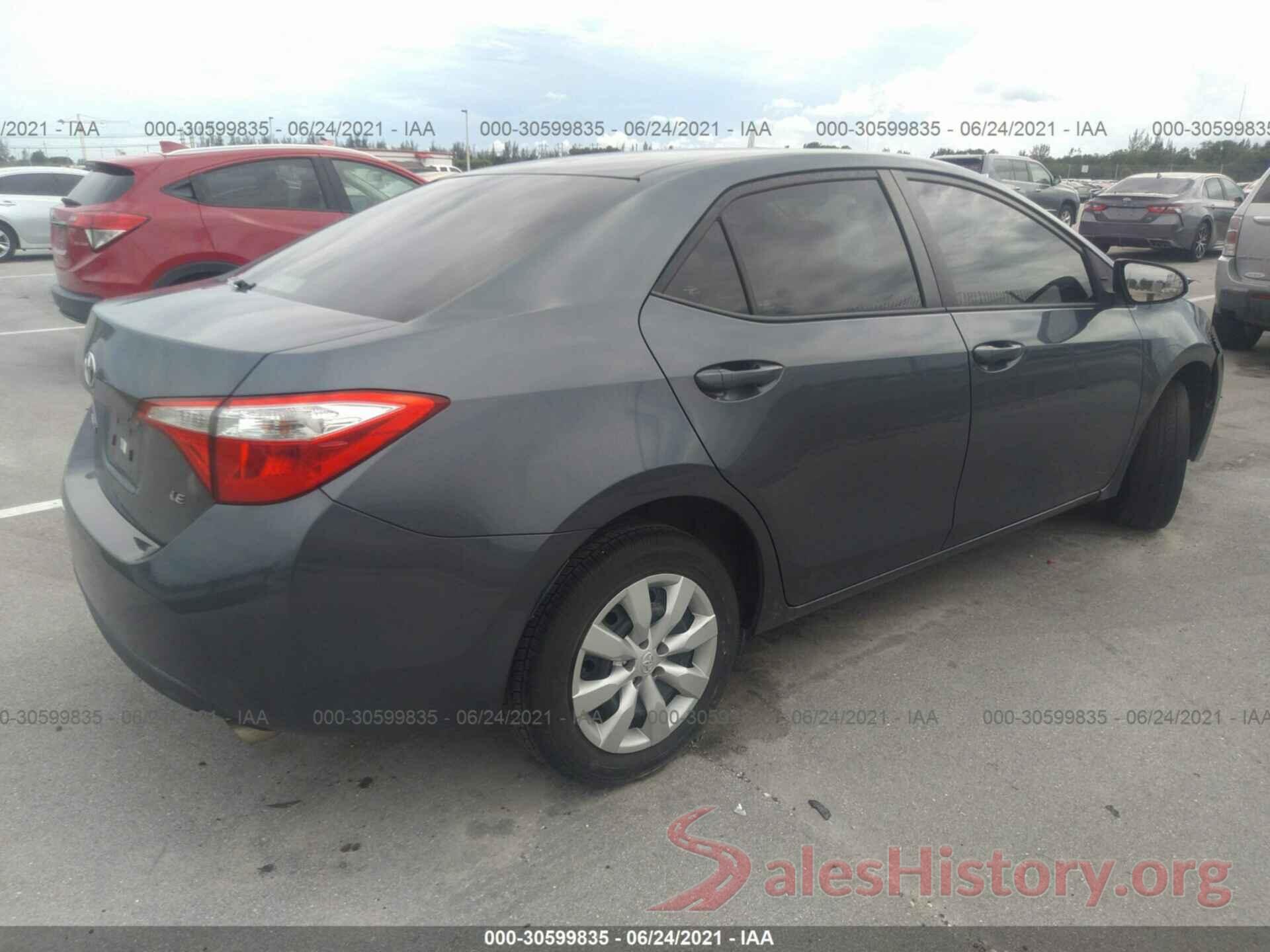 5YFBURHE1GP369399 2016 TOYOTA COROLLA