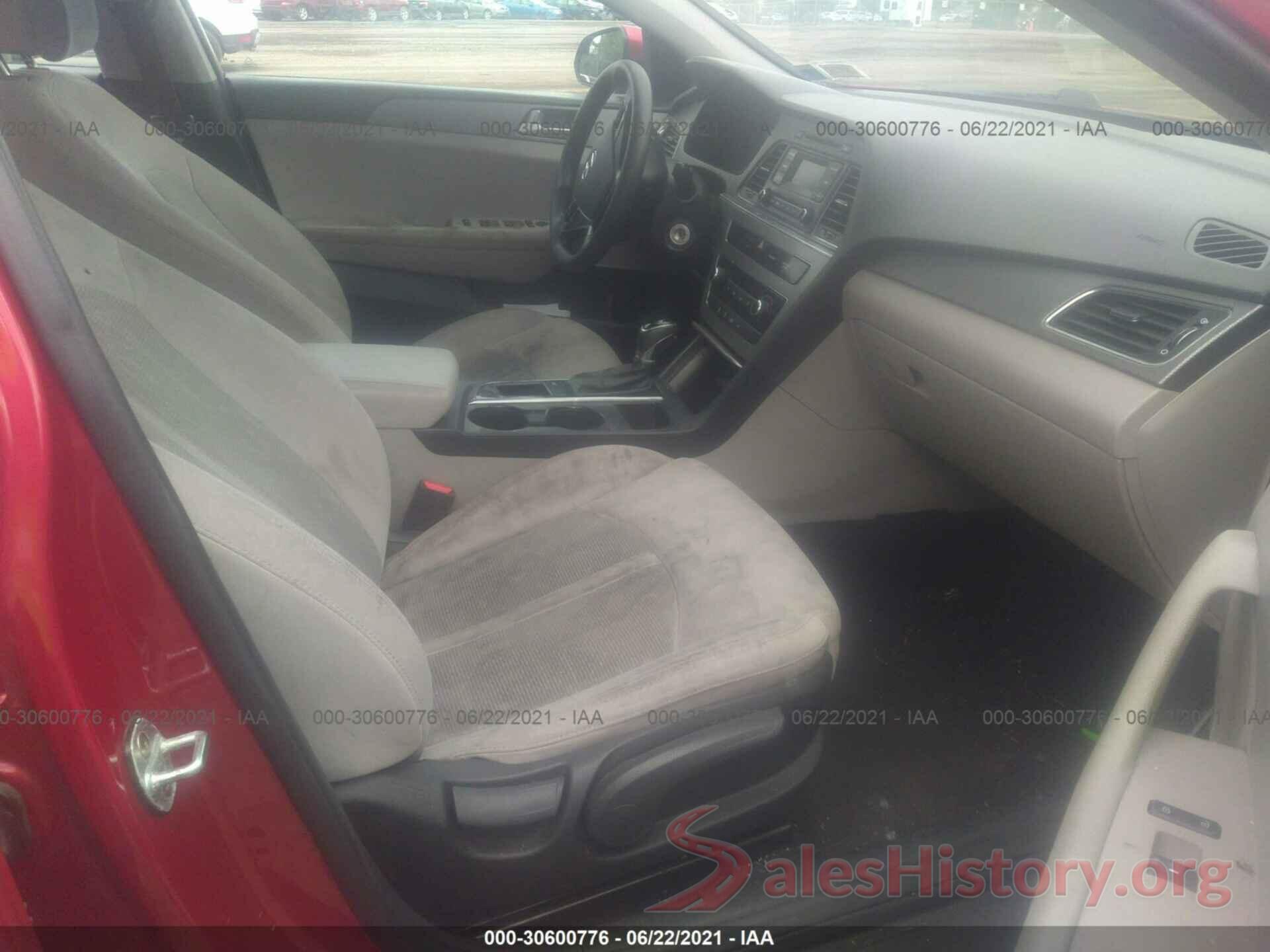 5NPE24AFXHH492657 2017 HYUNDAI SONATA