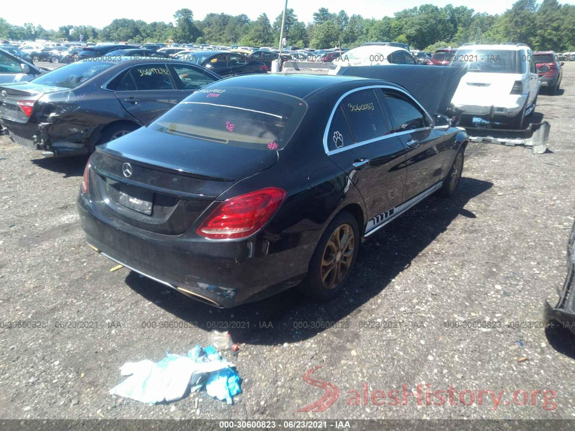 55SWF4KB9GU107525 2016 MERCEDES-BENZ C-CLASS