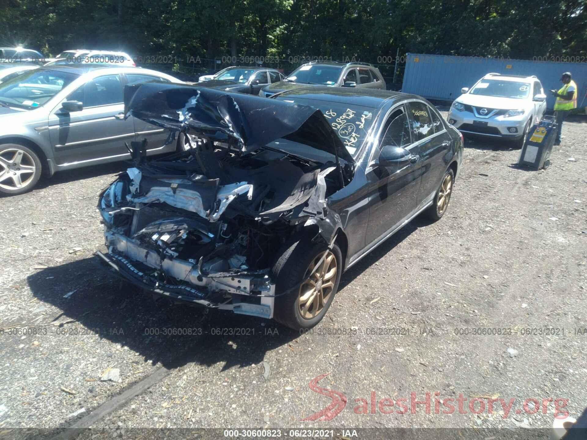 55SWF4KB9GU107525 2016 MERCEDES-BENZ C-CLASS