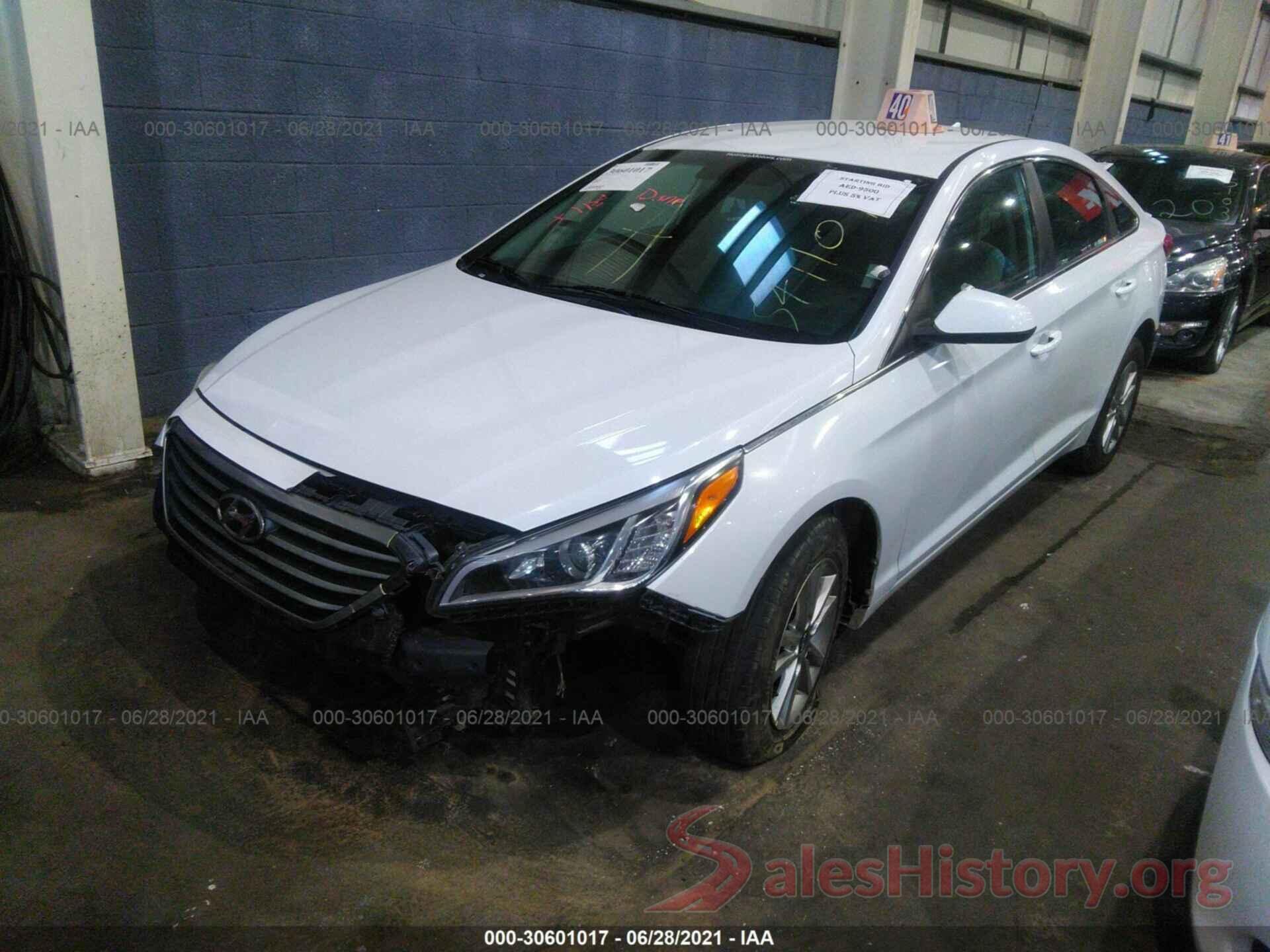 5NPE24AF1HH541101 2017 HYUNDAI SONATA