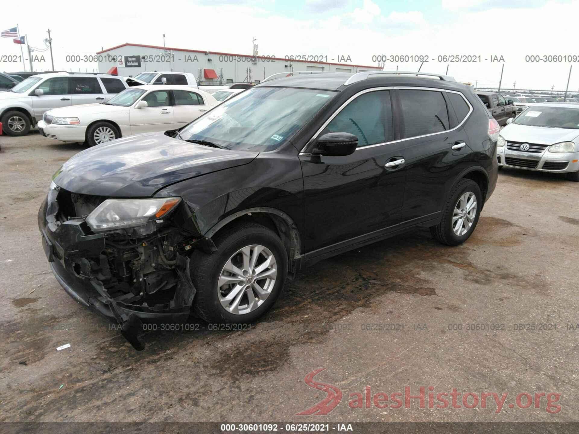 KNMAT2MT7GP622155 2016 NISSAN ROGUE