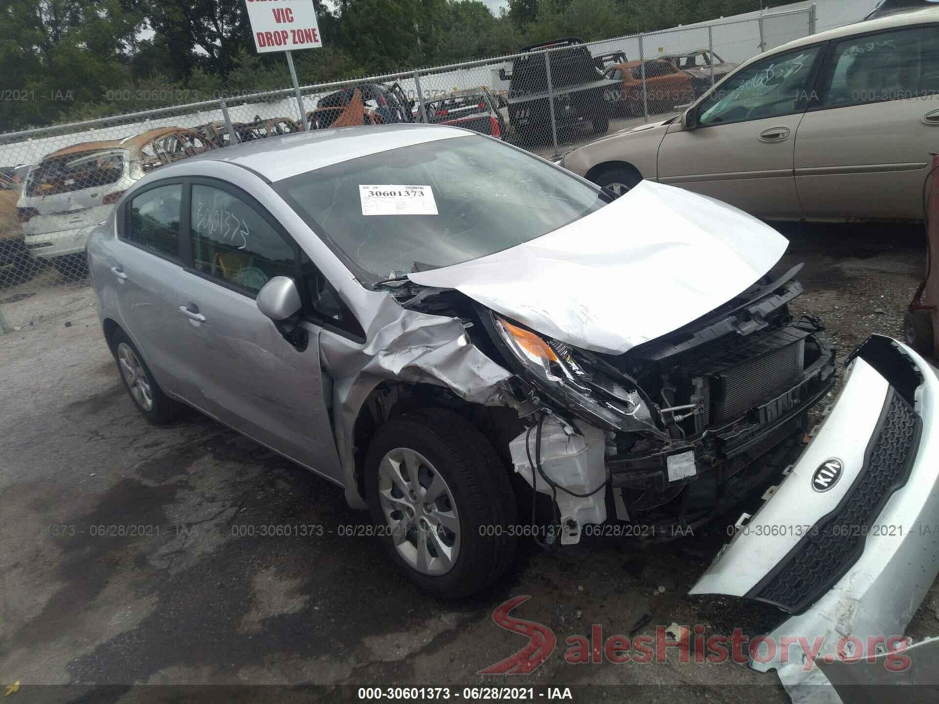 KNADM4A37G6676925 2016 KIA RIO