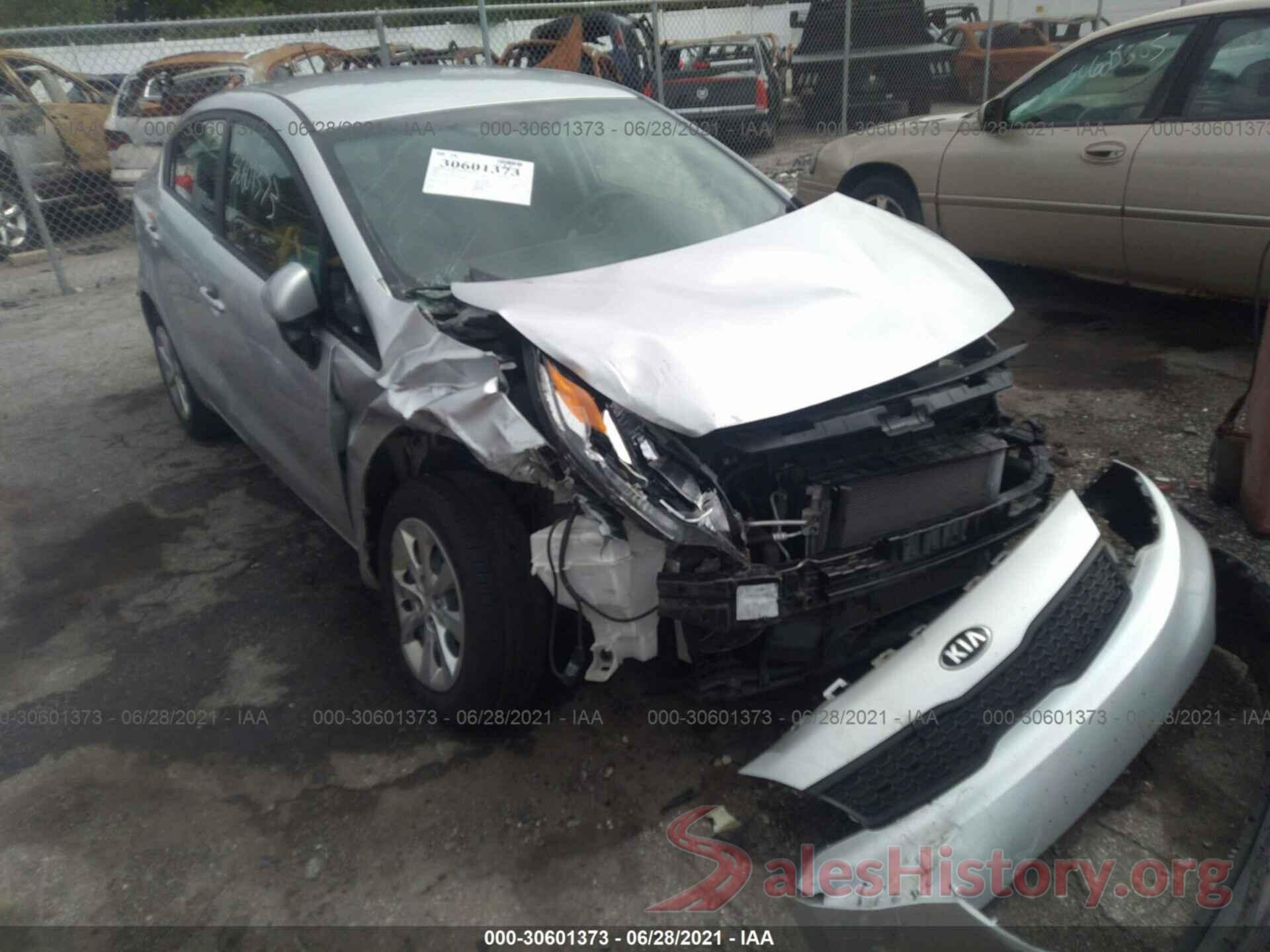 KNADM4A37G6676925 2016 KIA RIO