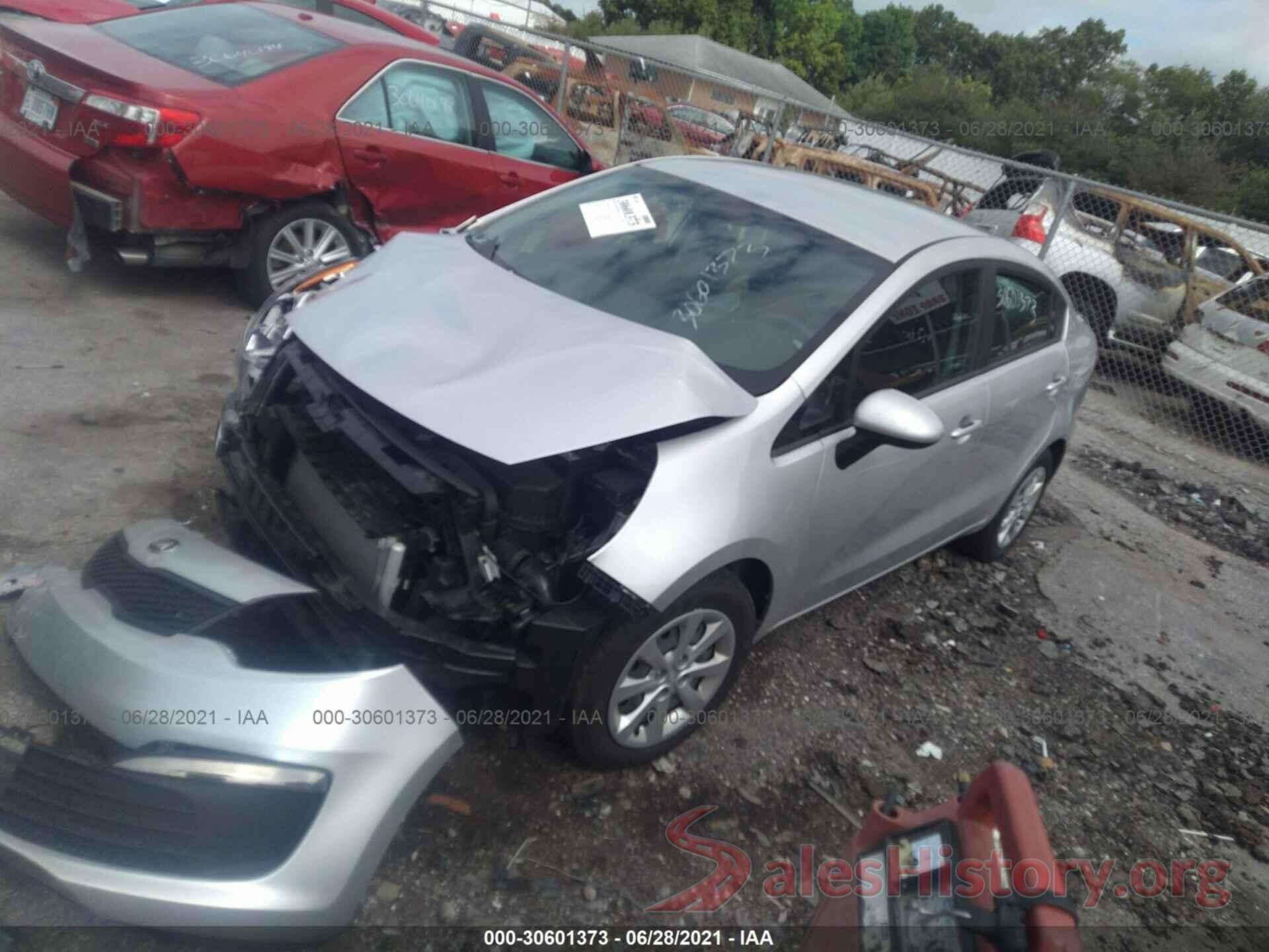 KNADM4A37G6676925 2016 KIA RIO