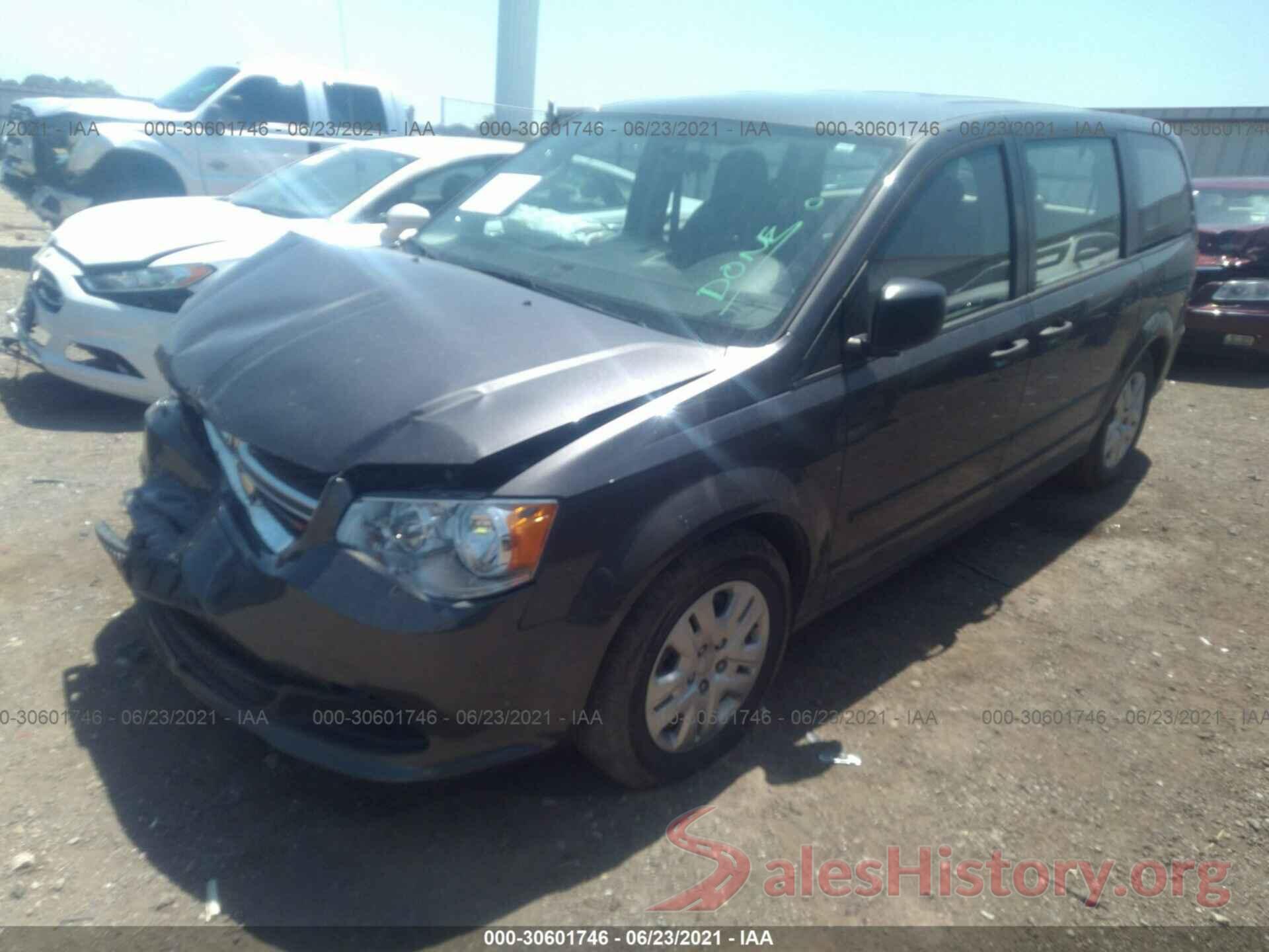 2C4RDGBG1GR259580 2016 DODGE GRAND CARAVAN