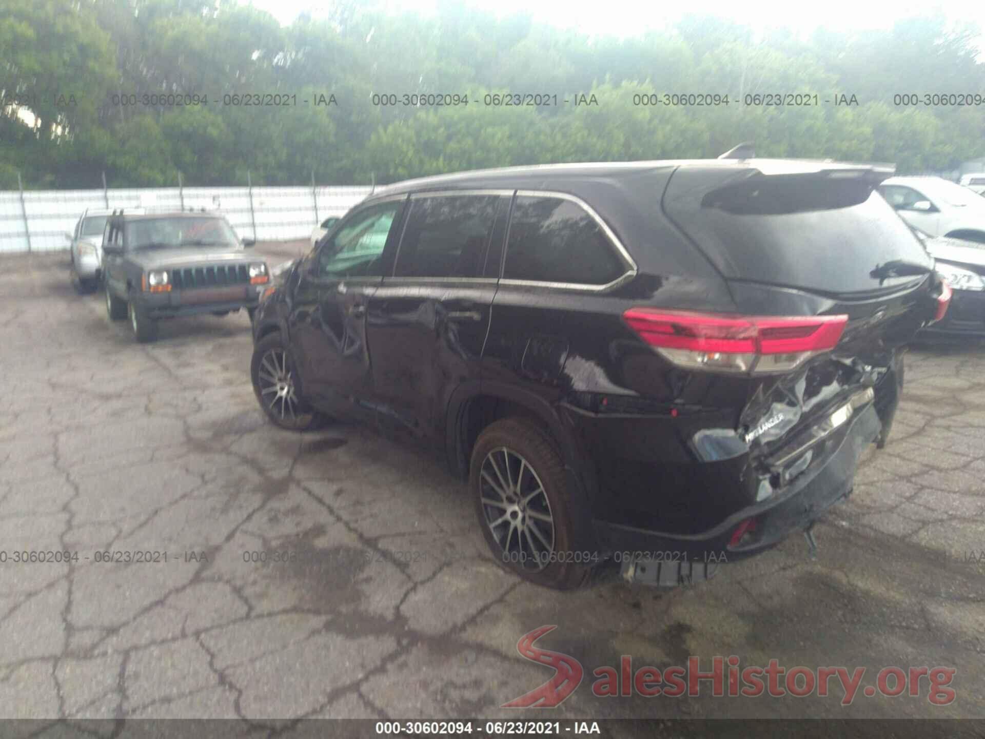 5TDJZRFH7JS804743 2018 TOYOTA HIGHLANDER