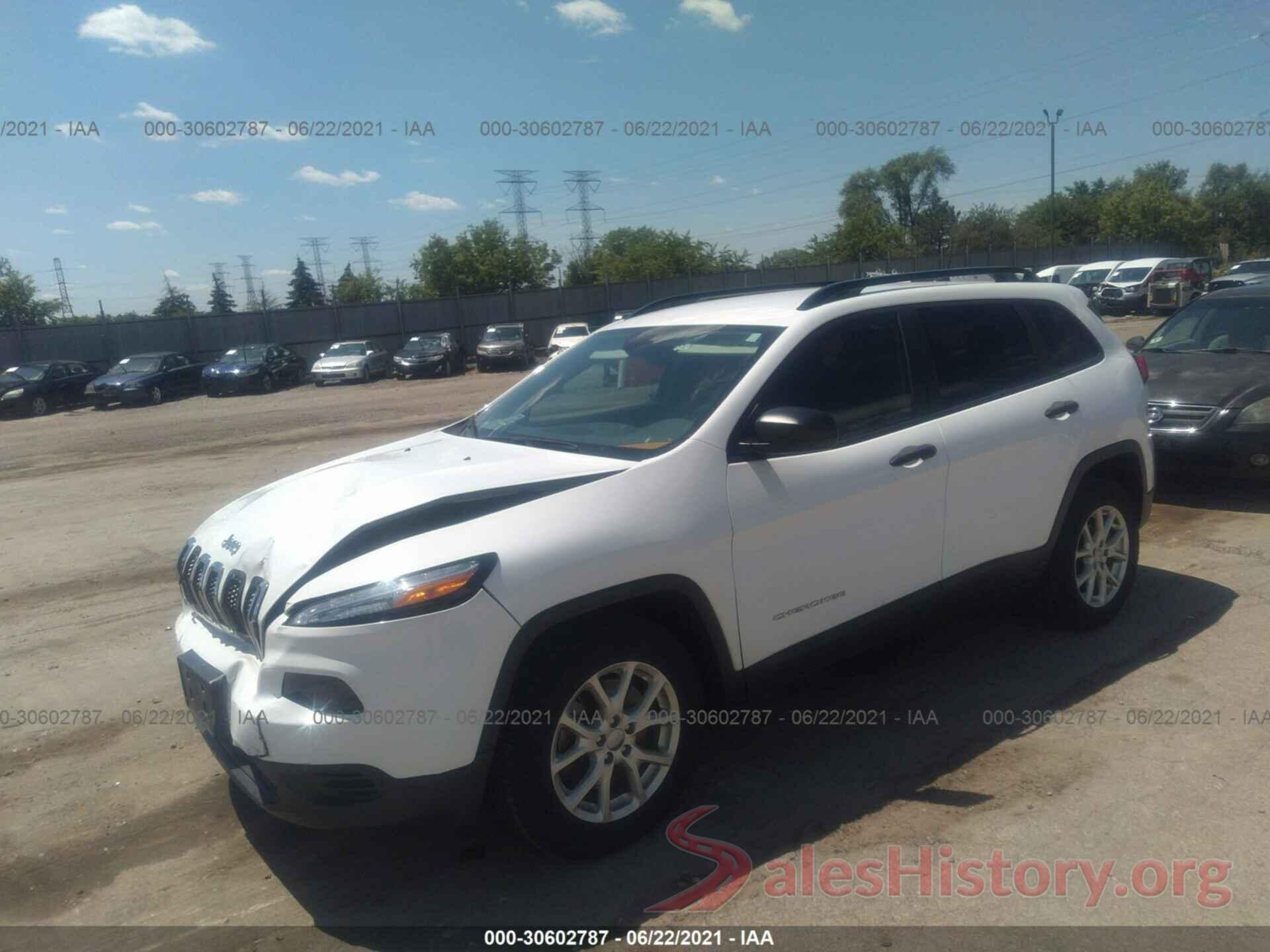 1C4PJLAB7GW302907 2016 JEEP CHEROKEE