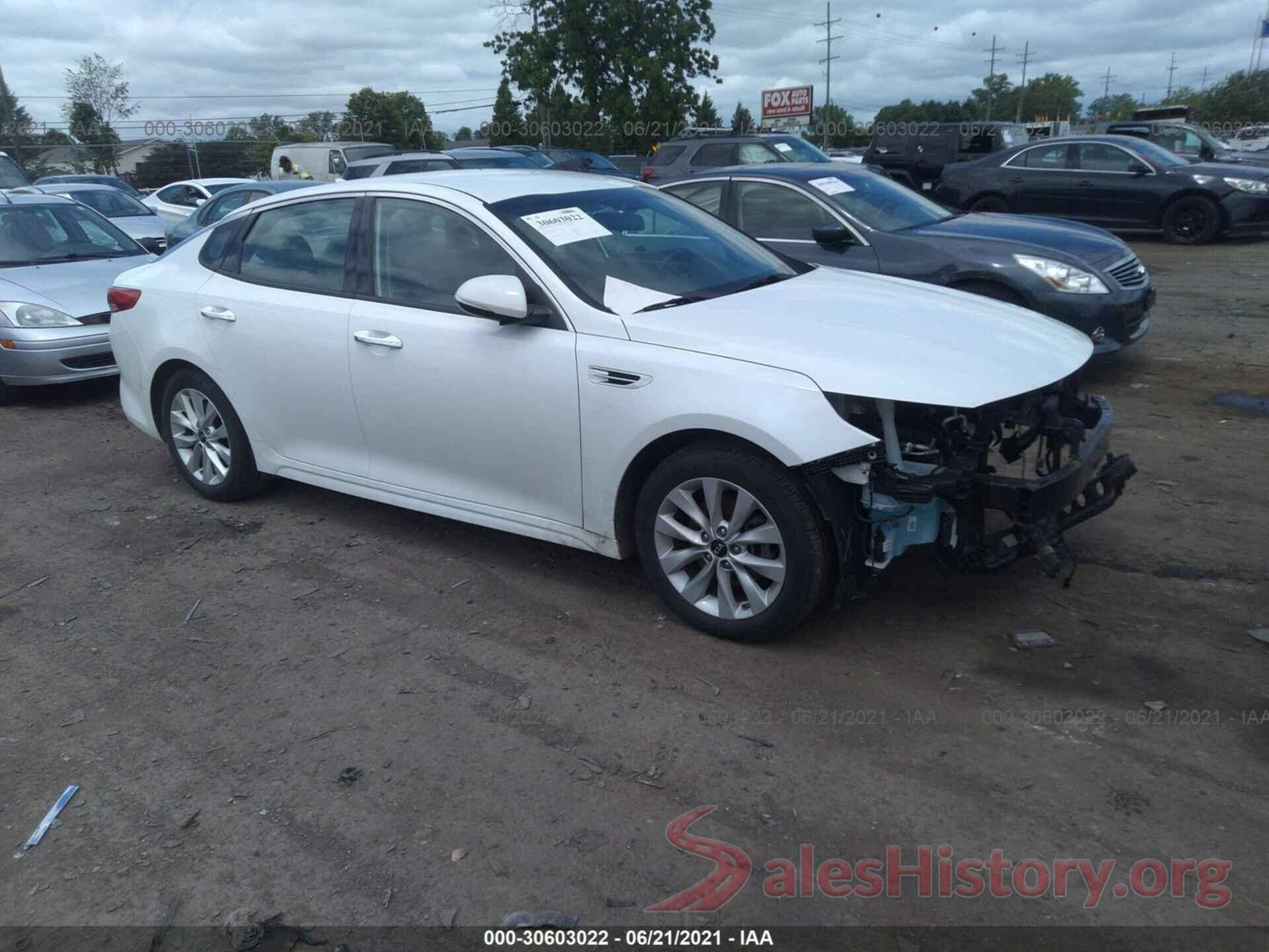 5XXGU4L37GG029813 2016 KIA OPTIMA