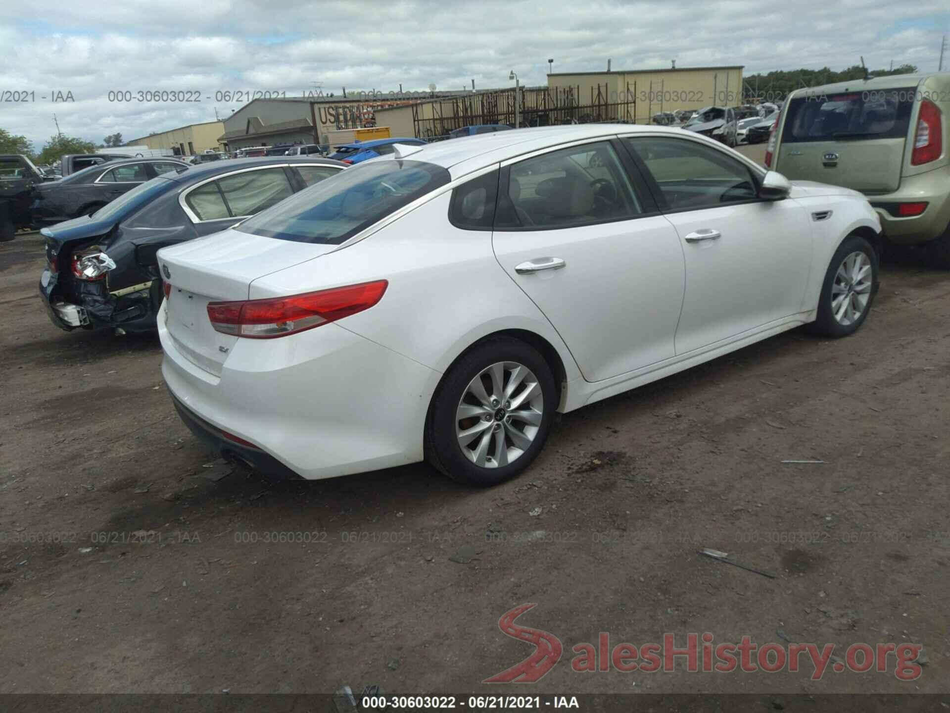 5XXGU4L37GG029813 2016 KIA OPTIMA