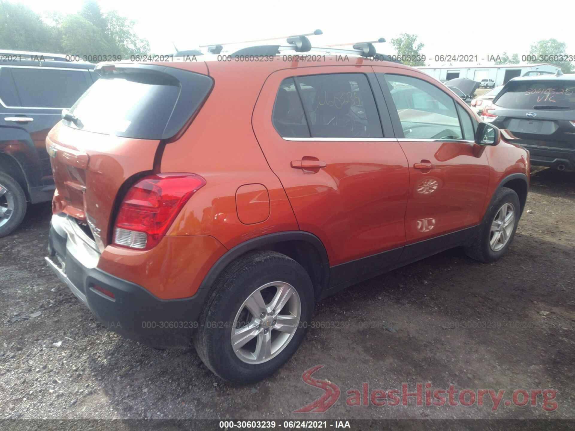 KL7CJPSB9GB724055 2016 CHEVROLET TRAX