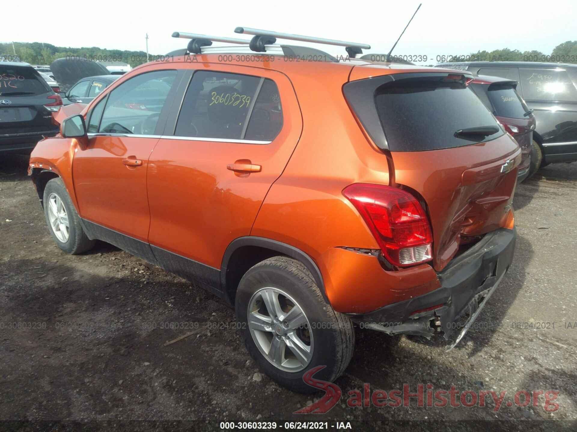 KL7CJPSB9GB724055 2016 CHEVROLET TRAX