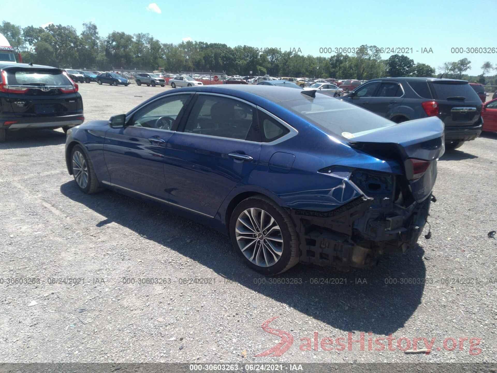 KMHGN4JE2GU108393 2016 HYUNDAI GENESIS