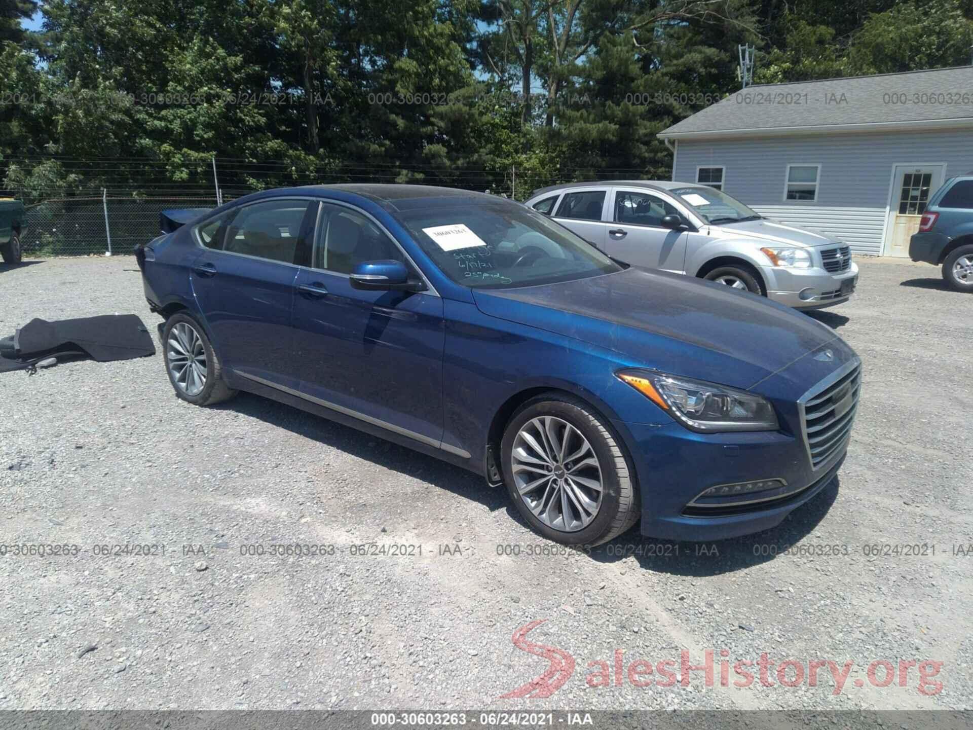 KMHGN4JE2GU108393 2016 HYUNDAI GENESIS