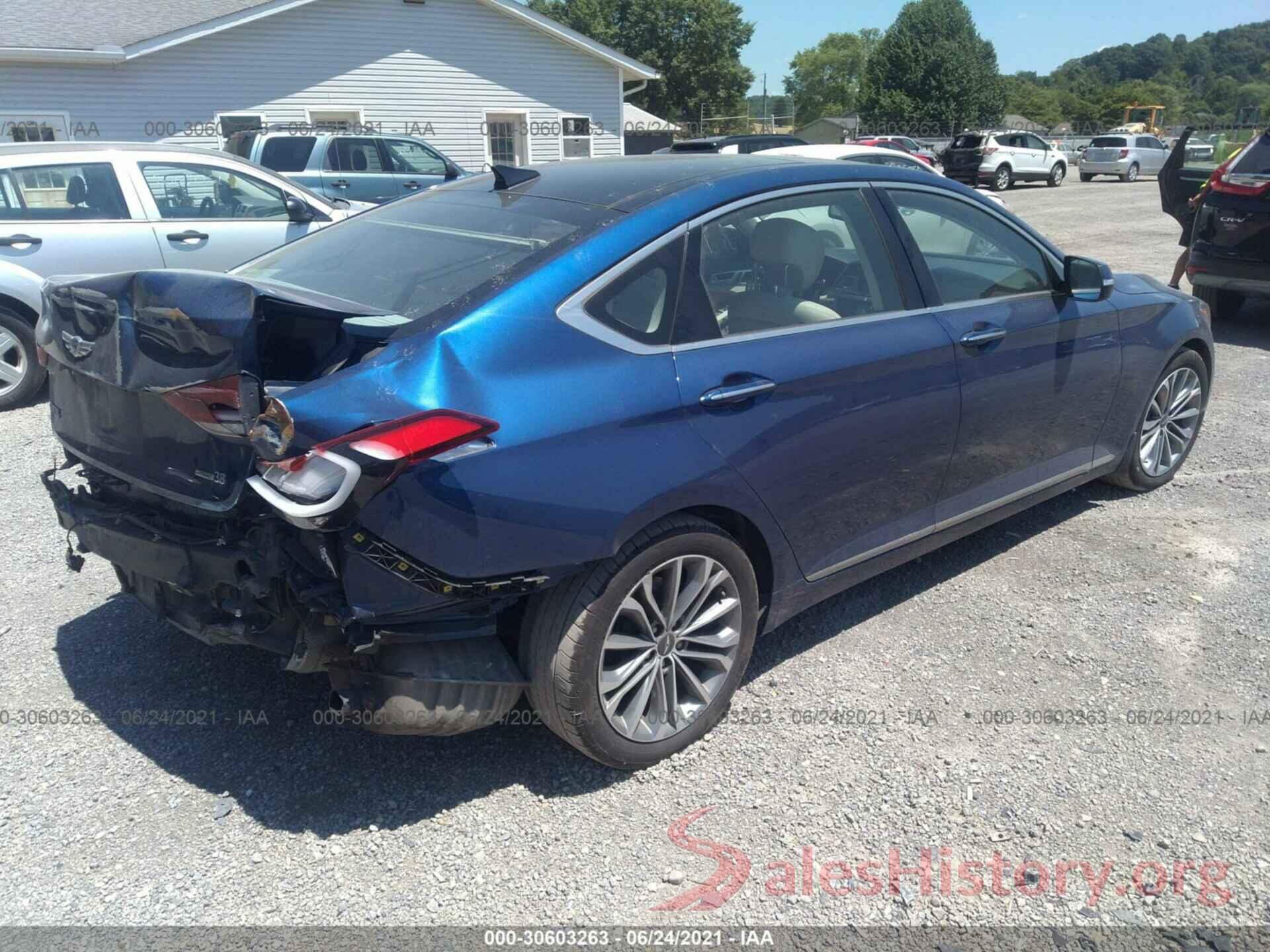 KMHGN4JE2GU108393 2016 HYUNDAI GENESIS