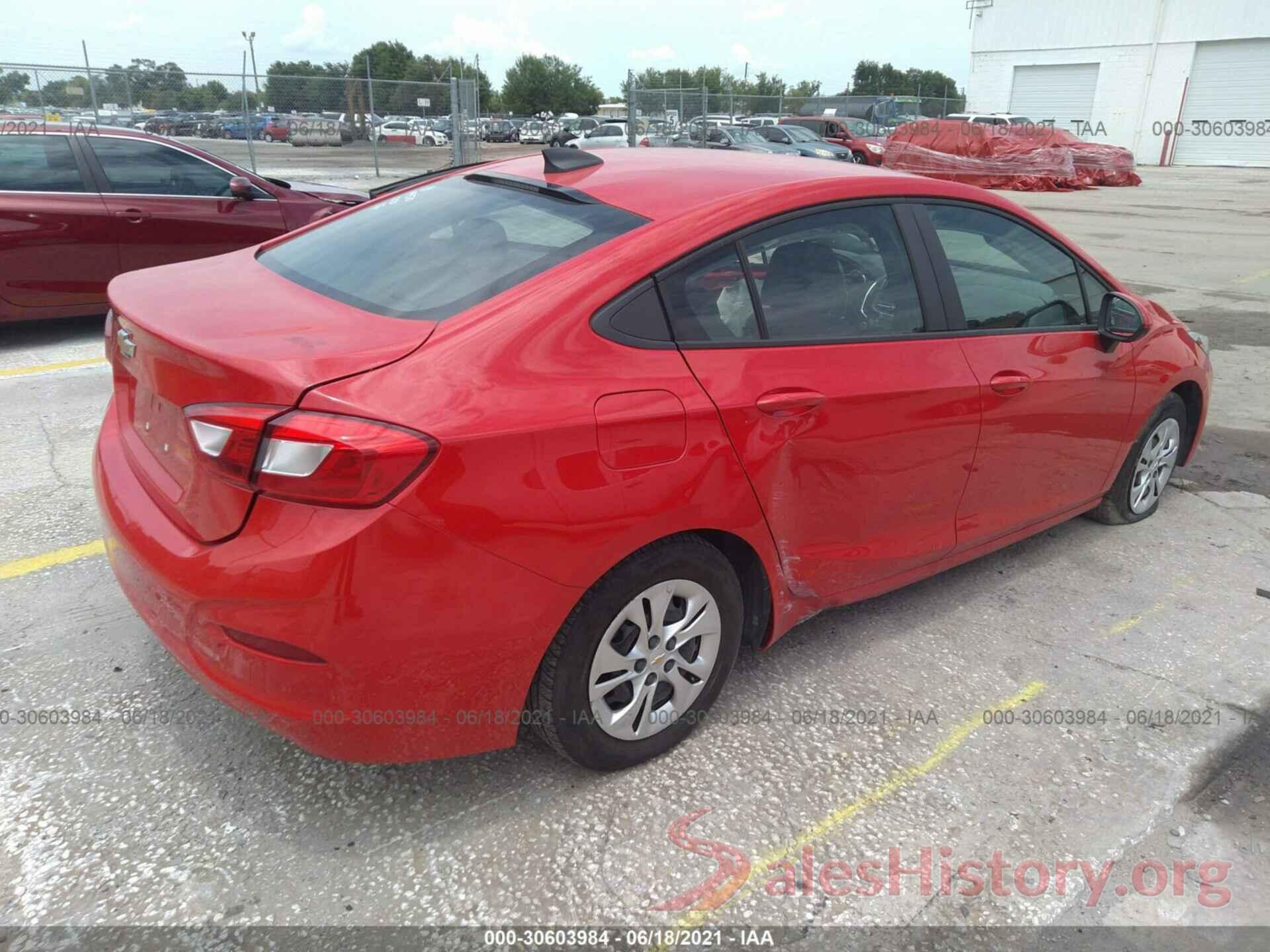 1G1BJ5SM2K7106861 2019 CHEVROLET CRUZE