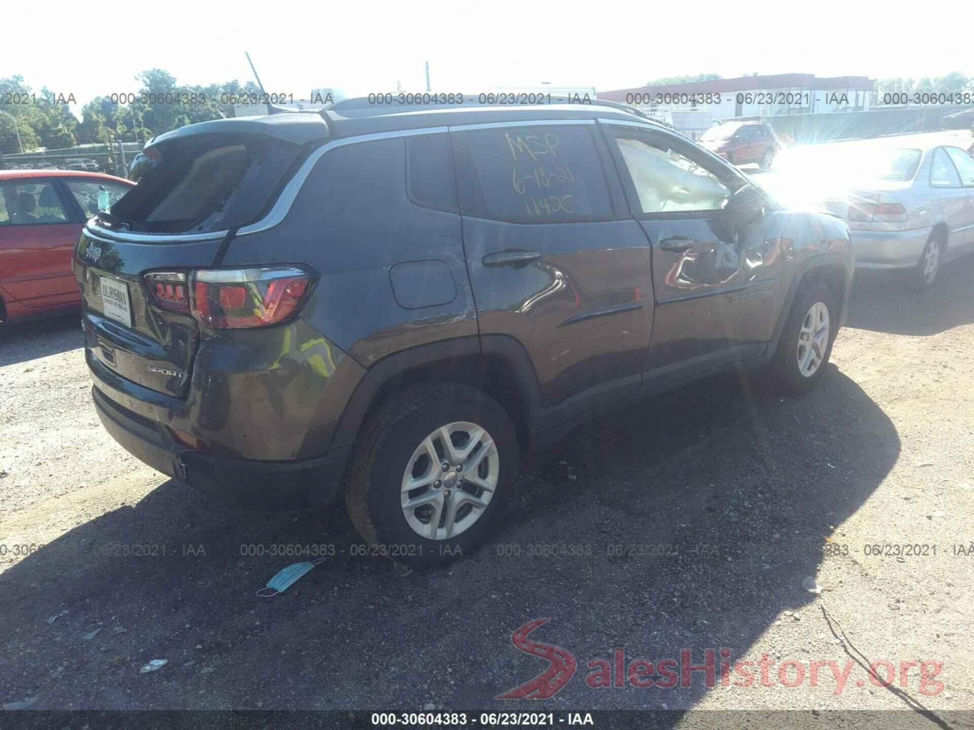 3C4NJDAB8LT116029 2020 JEEP COMPASS