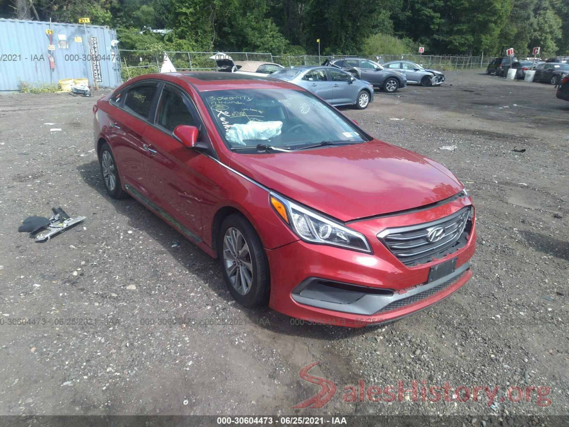 5NPE34AF4HH534592 2017 HYUNDAI SONATA