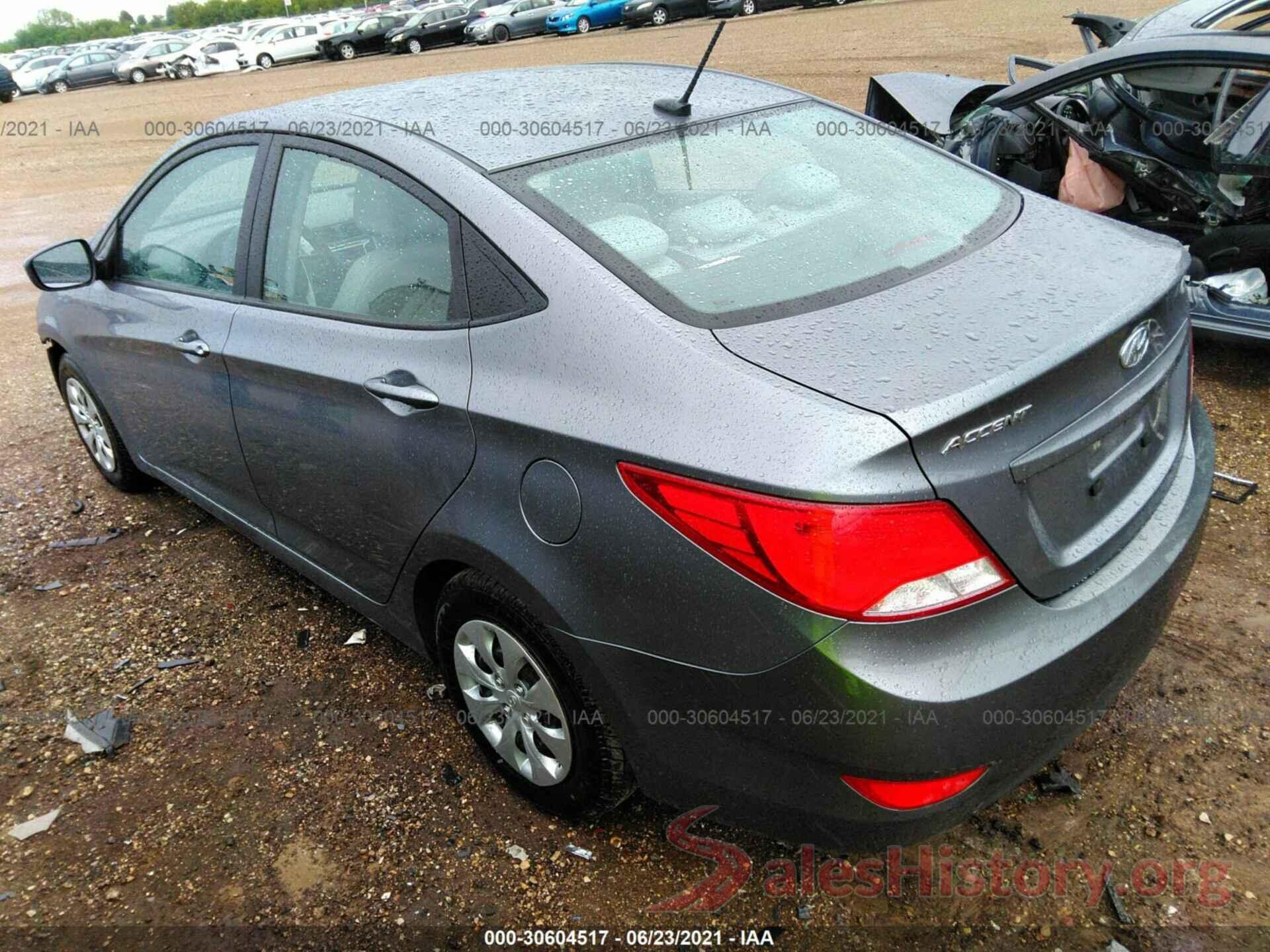 KMHCT4AE4GU076096 2016 HYUNDAI ACCENT