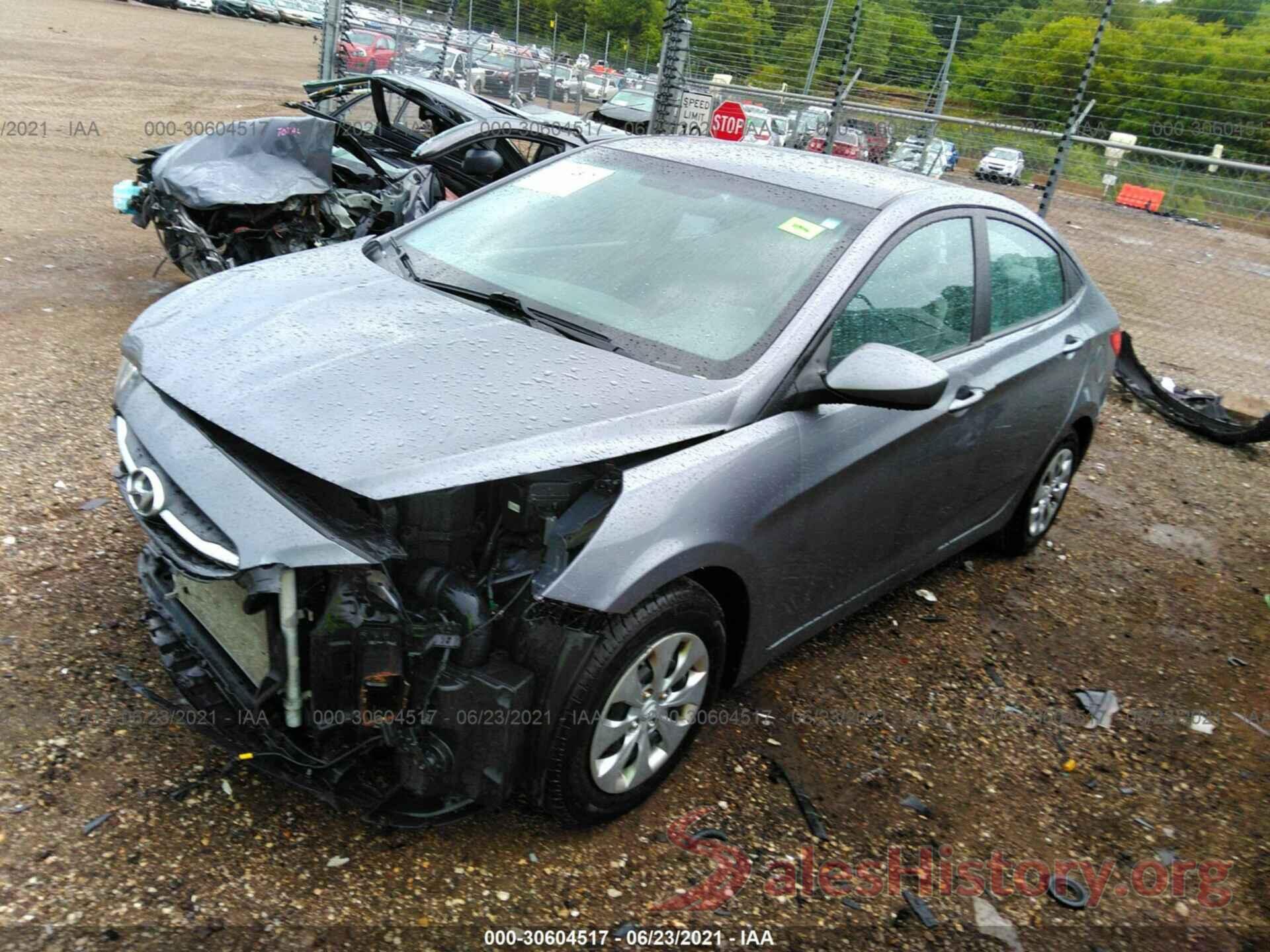 KMHCT4AE4GU076096 2016 HYUNDAI ACCENT