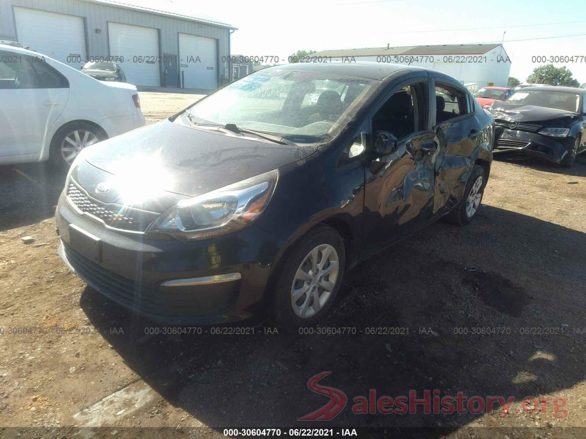 KNADM4A30H6005551 2017 KIA RIO