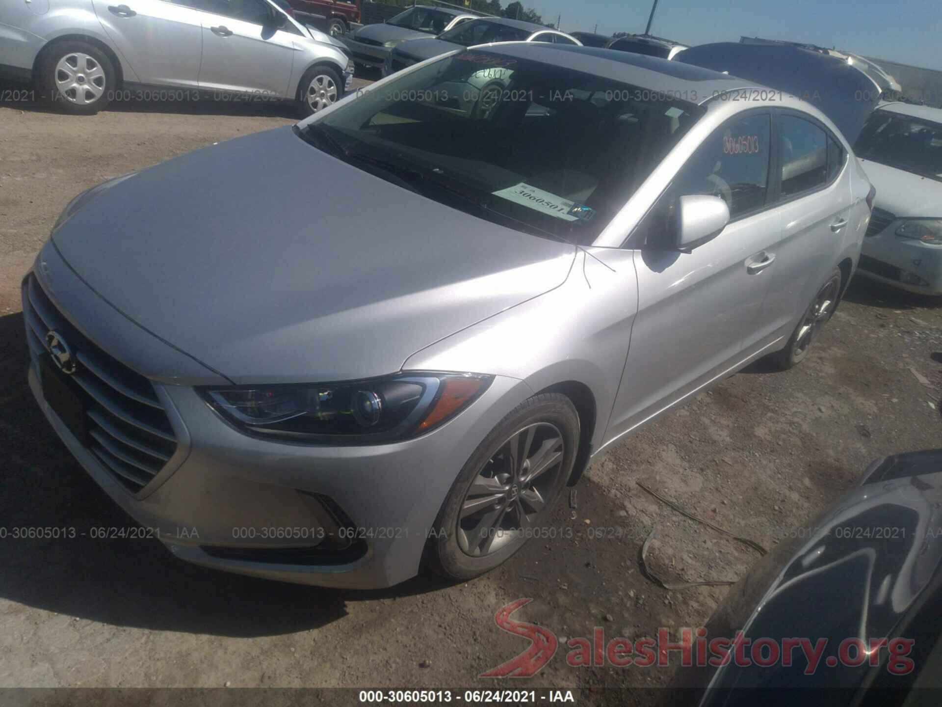 5NPD84LF8JH261351 2018 HYUNDAI ELANTRA