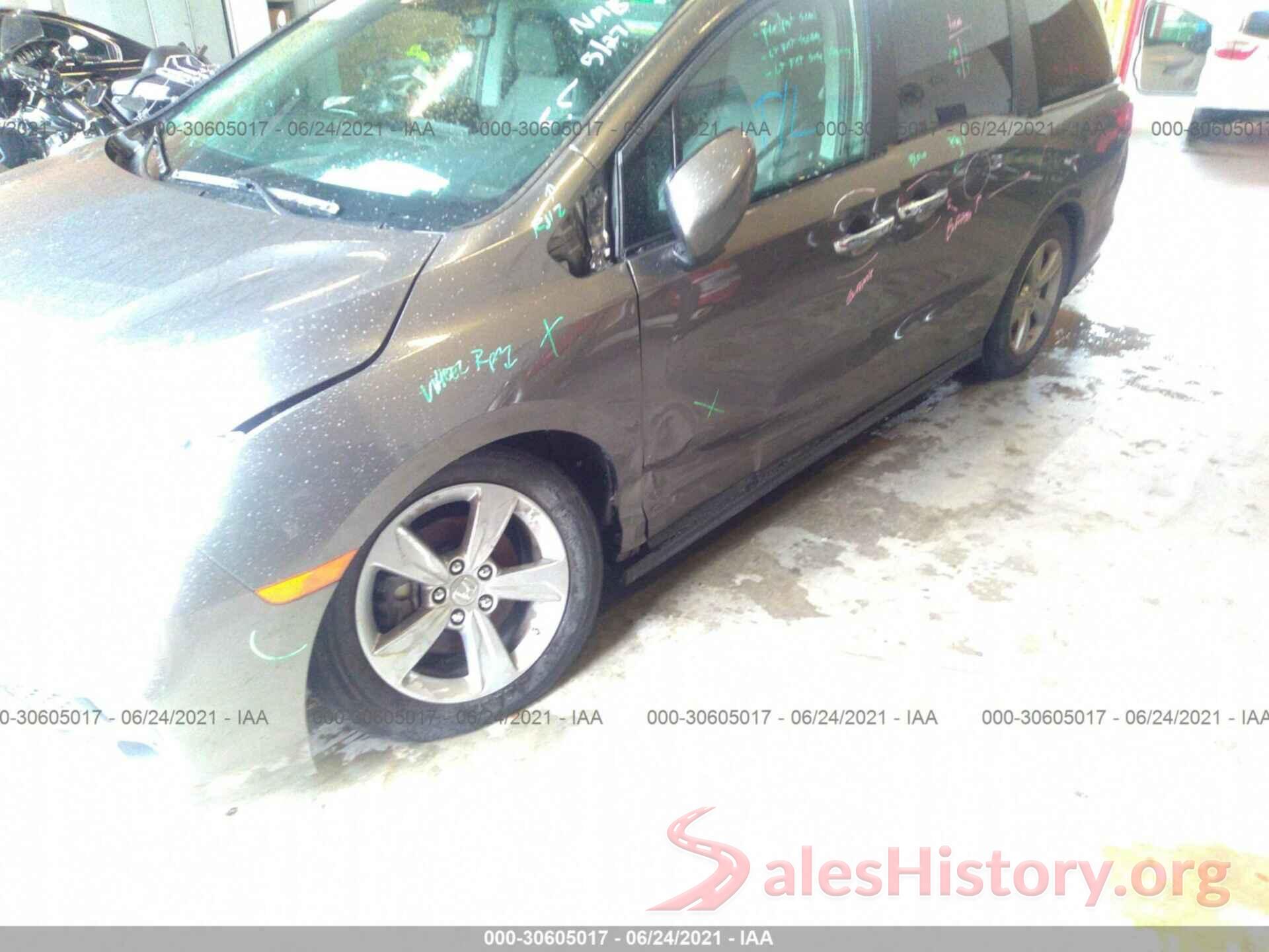 5FNRL6H70JB106244 2018 HONDA ODYSSEY