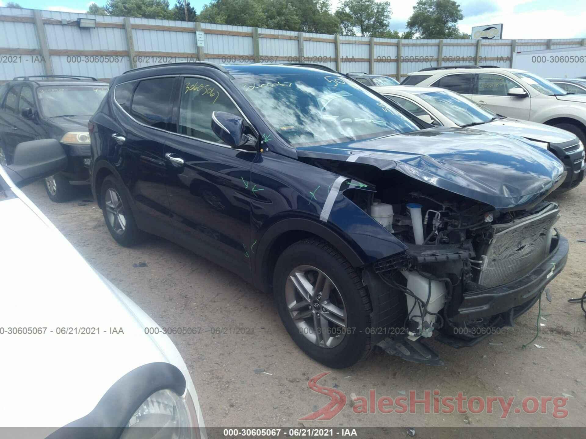 5XYZUDLB3HG383275 2017 HYUNDAI SANTA FE SPORT