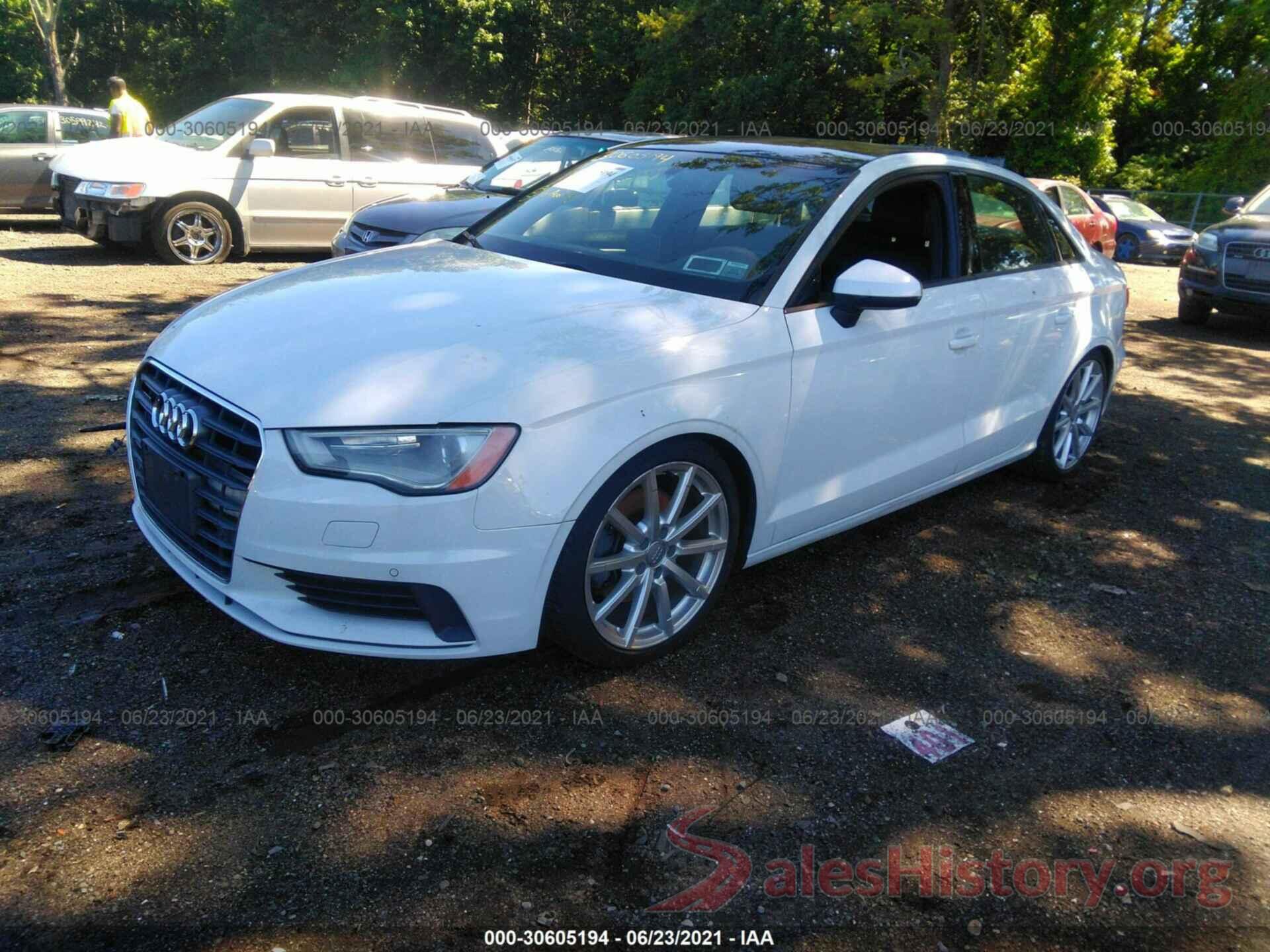 WAUB8GFF6G1020521 2016 AUDI A3