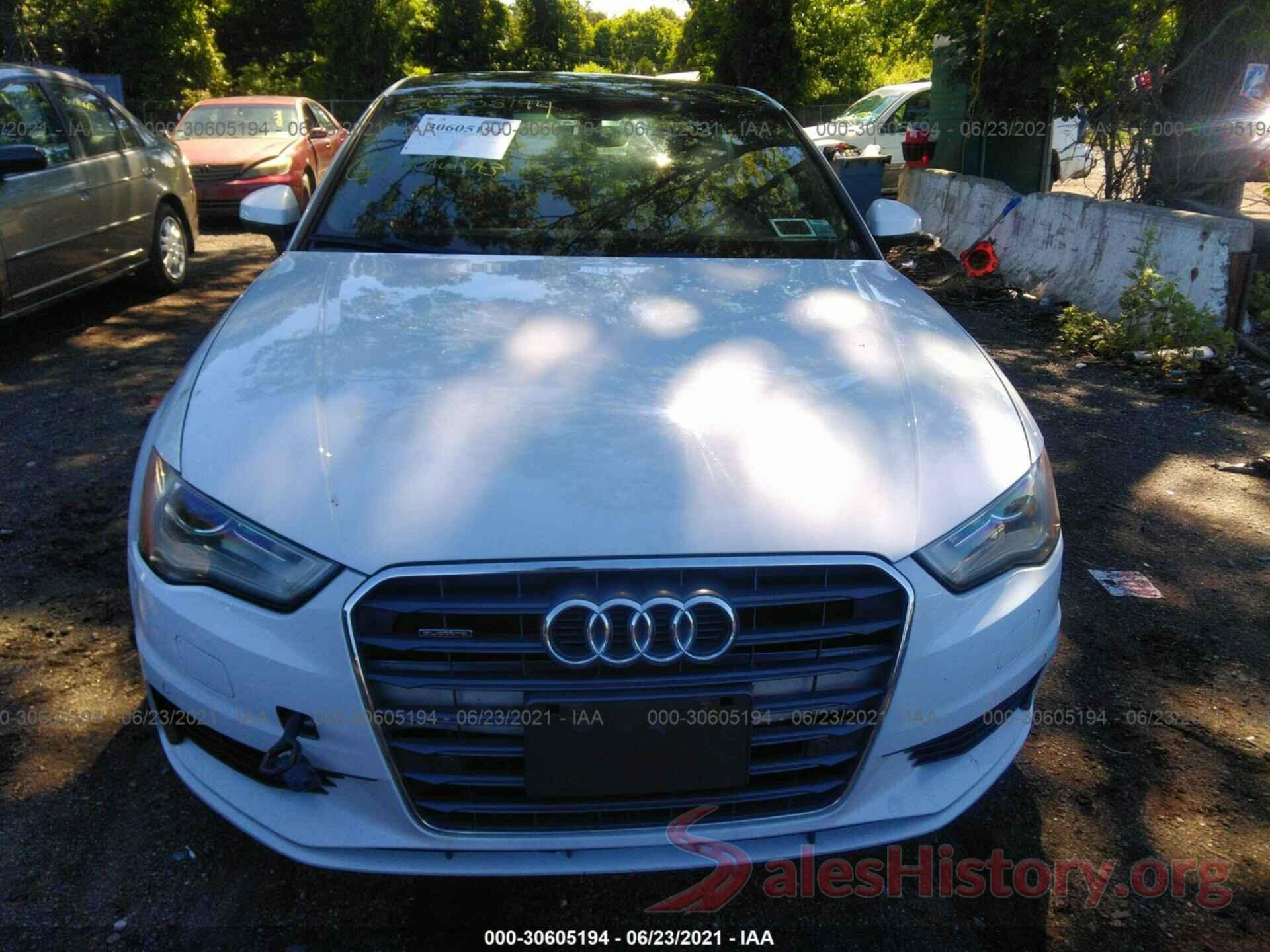 WAUB8GFF6G1020521 2016 AUDI A3